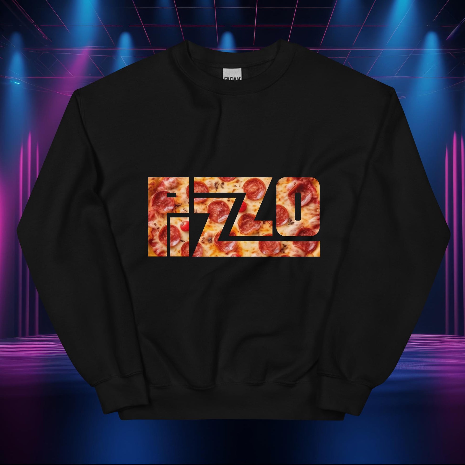 Pizzo Logo Lizzo Pizza Lizzo Merch Lizzo Gift Body Positivity Body empowerment Lizzo Unisex Sweatshirt Black Sweatshirts Lizzo Music Next Cult Brand
