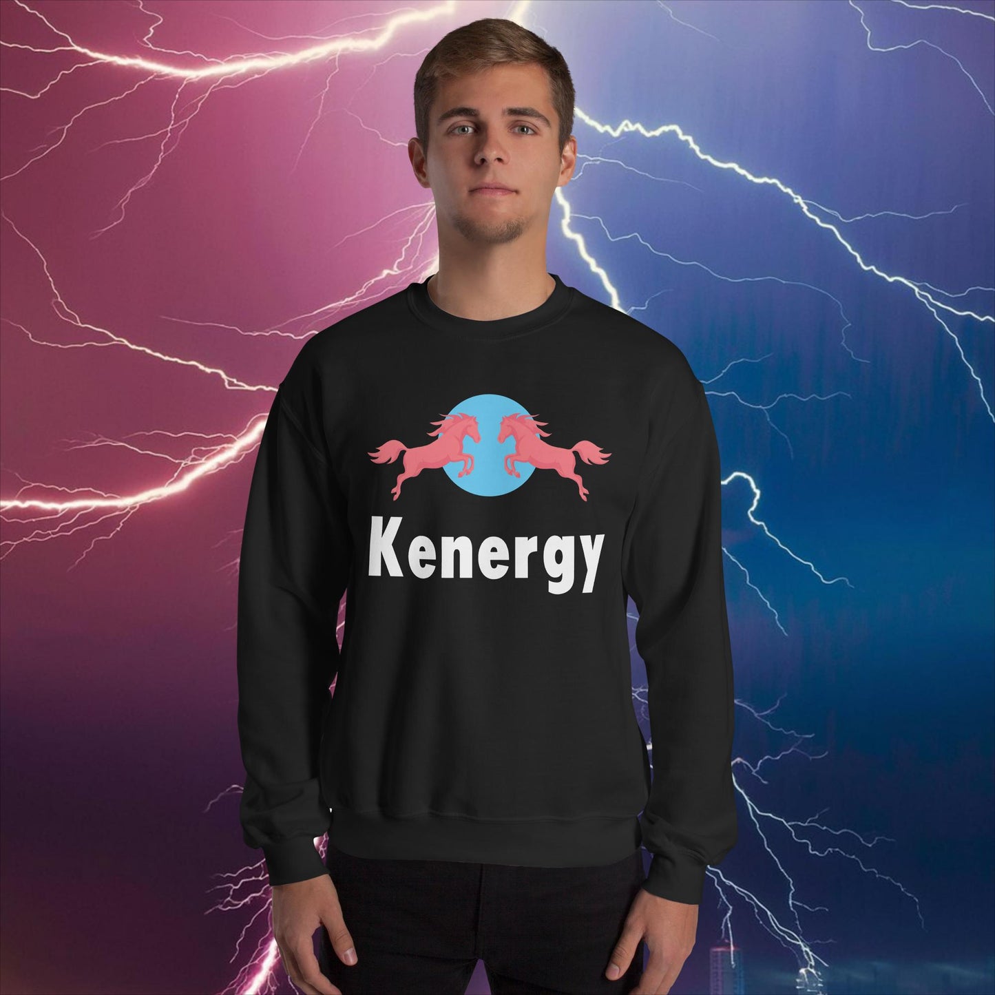Kenergy Red Bull Ken Barbie Ryan Gosling Kenergy Unisex Sweatshirt Black Sweatshirts Barbie Ken Kenergy Movies Next Cult Brand