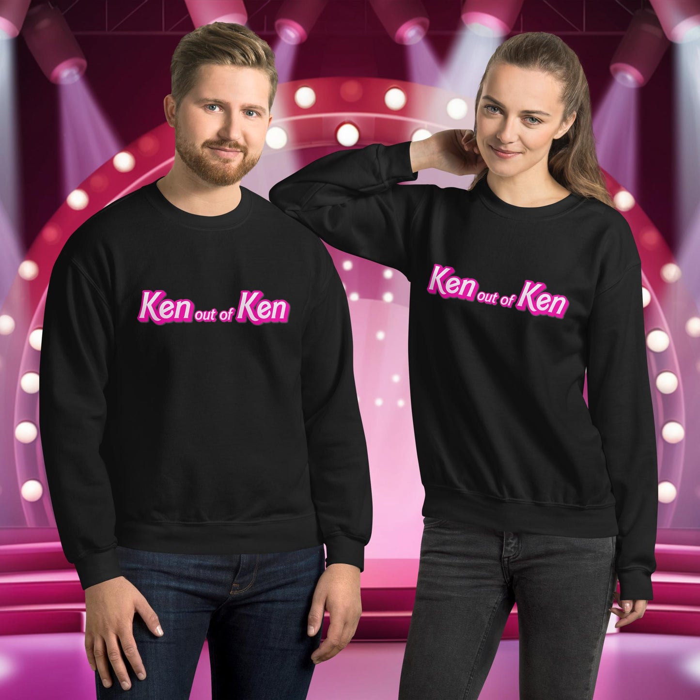 Ken out of Ken Barbie Movie Unisex Sweatshirt Black Sweatshirts Barbie Ken Movies Next Cult Brand
