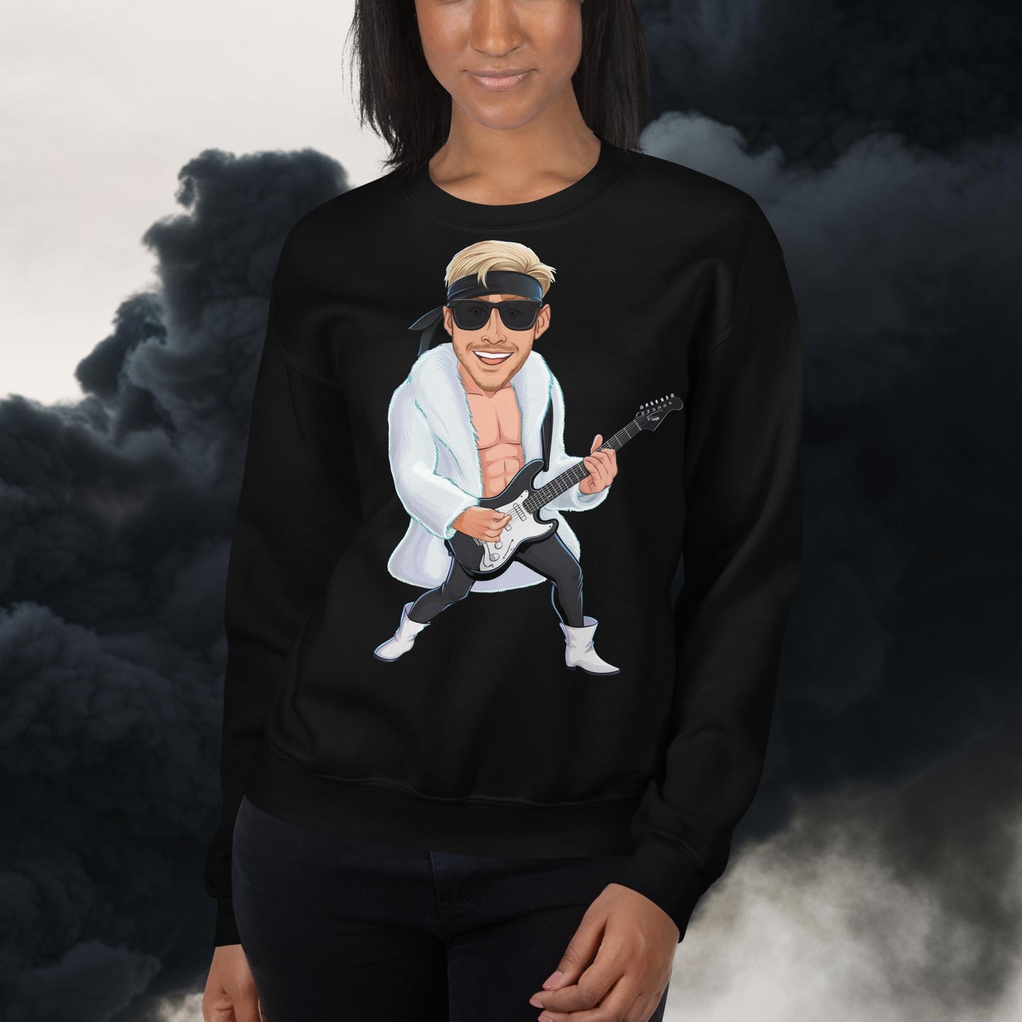 Rockstar Rock Music Unisex Sweatshirt Black Sweatshirts Barbie Celebrities Ken Movies Music Rock Music Ryan Gosling Next Cult Brand