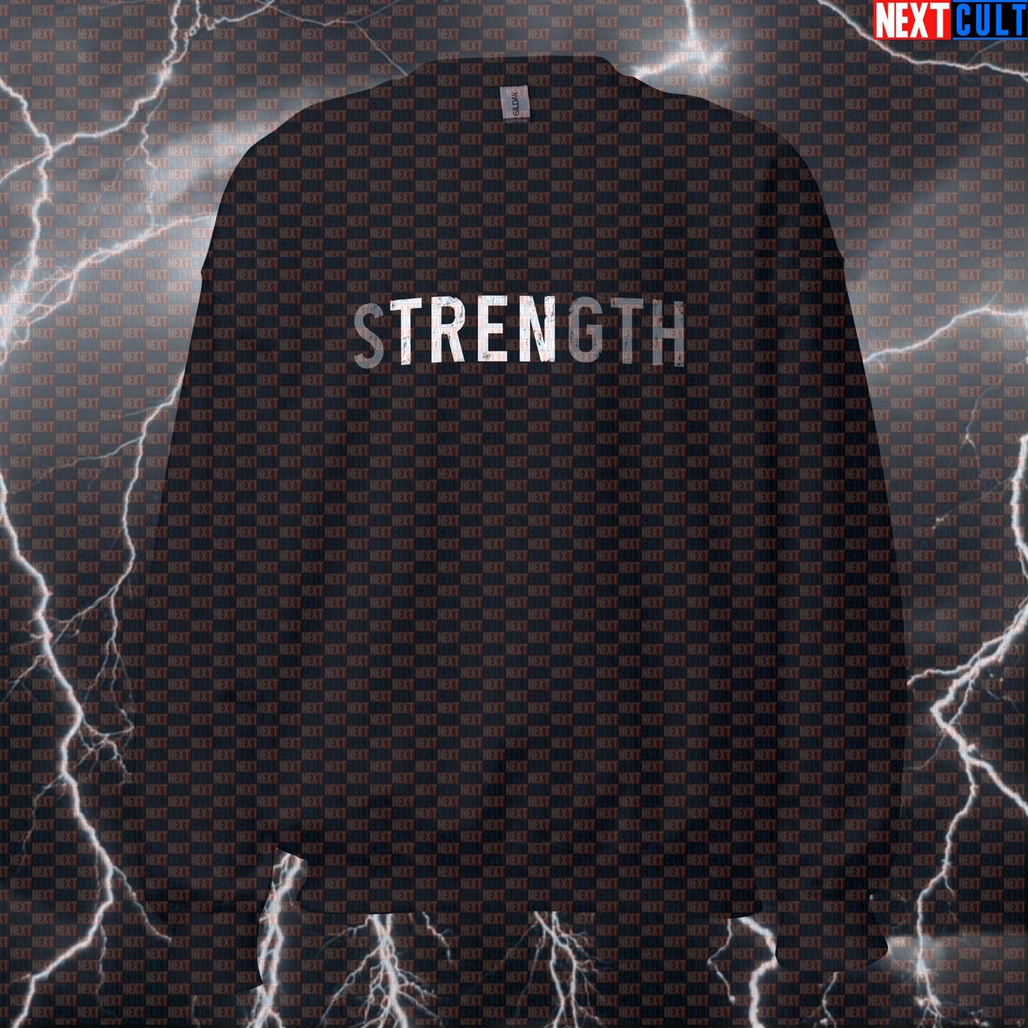 Not Natty Gym Sweatshirt | Funny Strength & Tren Meme Crewneck Pullover Pump Cover Sweatshirts Bodybuilding Fitness Gym Pump Cover Steroids Workout Next Cult Brand