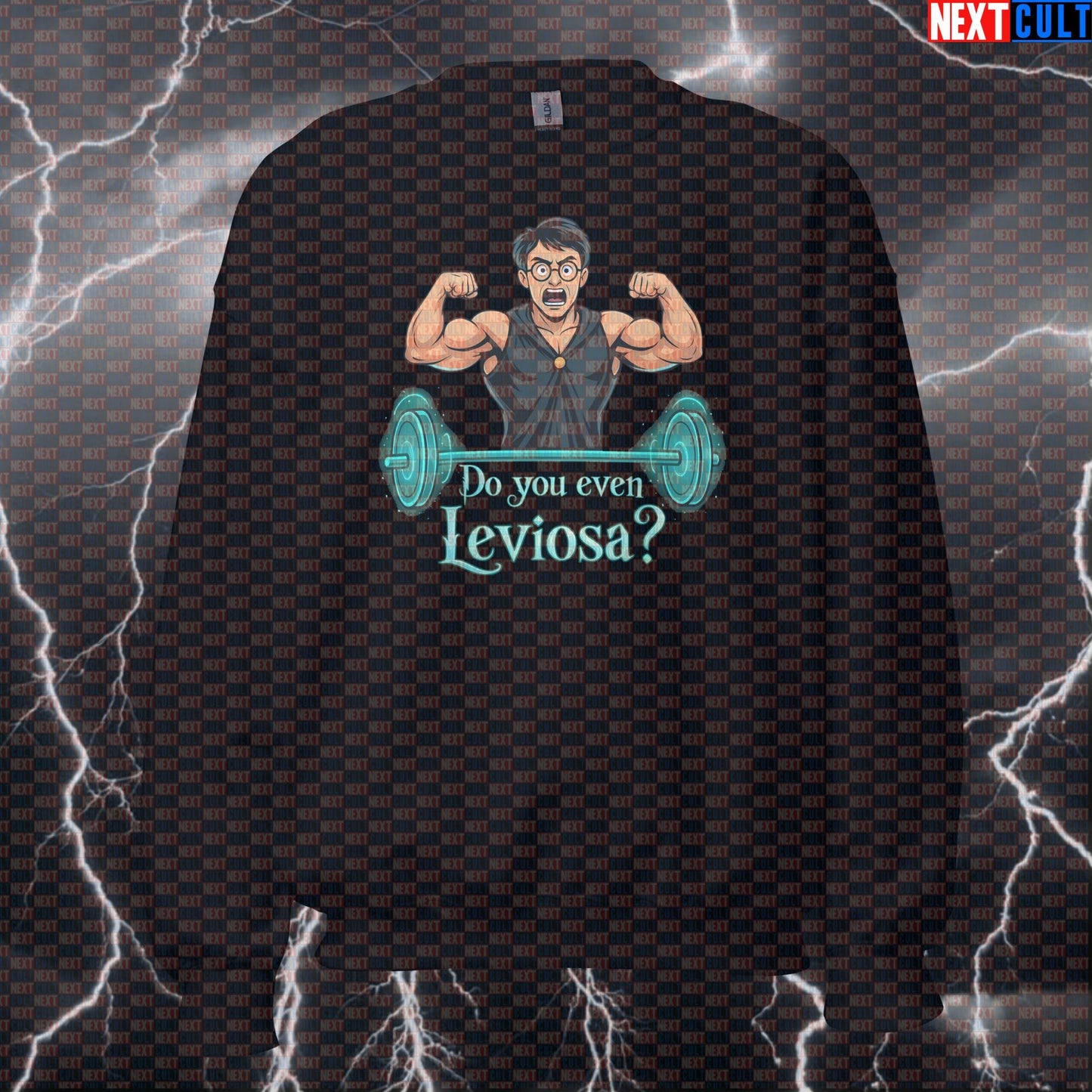 Do You Even Leviosa? Harry Potter Workout Sweatshirt | Funny Gym Jumper Sweatshirts Bodybuilding Books Films Fitness Gym Harry Potter Powerlifting Pump Cover Workout Next Cult Brand