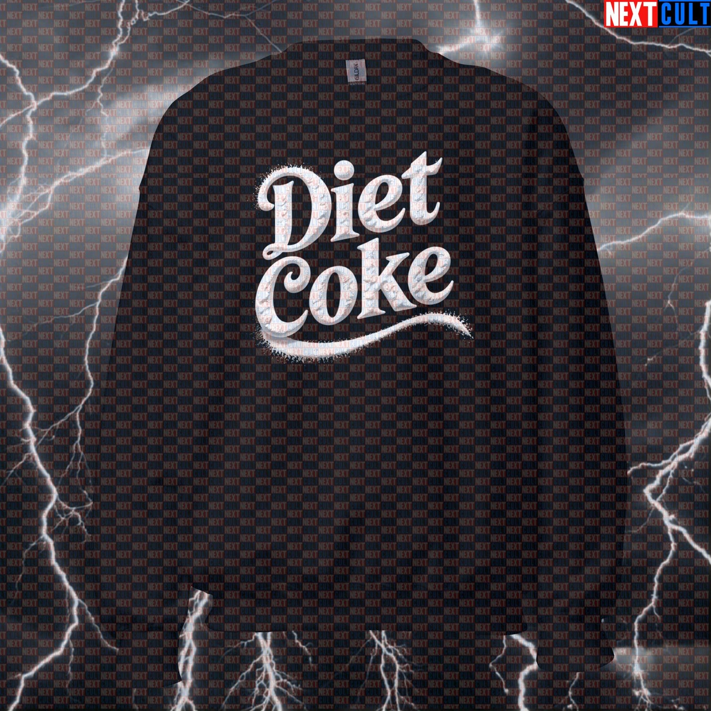 Coke Diet Gym Sweatshirt | Funny Cola Addict Workout Sweater for Bodybuilding | Meme Pullover Bodybuilding Fast Food Fitness Gym Pump Cover Workout Next Cult Brand