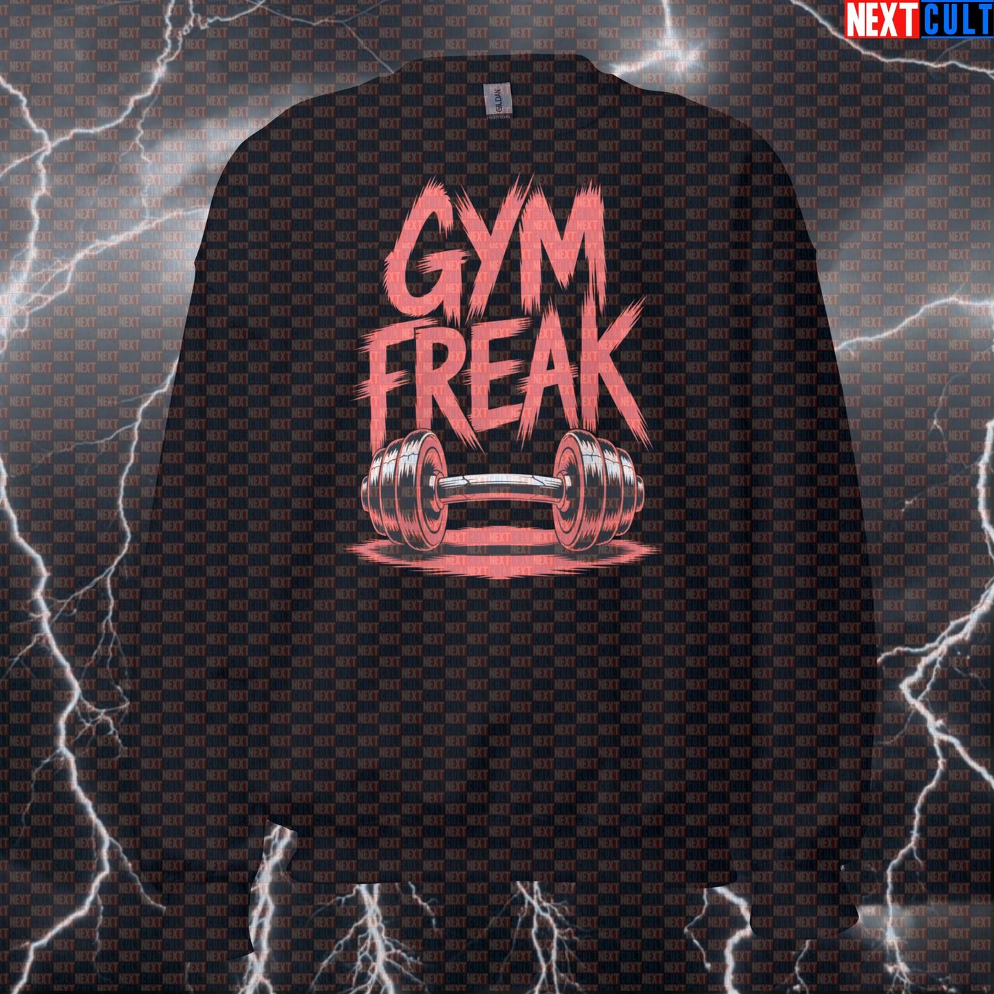 Funny Gym Freak Sweatshirt - Korn Metal Workout Jumper Pullover Pump Cover For Lifters Sweatshirts Bodybuilding Fitness Gym Korn Powerlifting Pump Cover Rock Music Workout Next Cult Brand