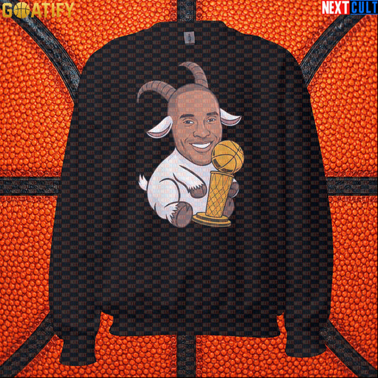 Kobe Bryant Sweatshirt – The GOAT Champion Crewneck for Lakers Fans & NBA Basketball Gifts Black Sweatshirts Next Cult Brand