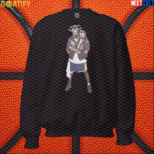 Kobe Bryant Sweatshirt – GOAT Champion Crewneck for Lakers Basketball Fans & Sports Gifts Black Sweatshirts Next Cult Brand