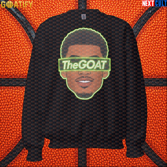 Basketball Sweatshirt Victor Wembanyama Sci-Fi Alien GOAT Design for Spurs Fans and NBA Gifts Black Sweatshirts Next Cult Brand