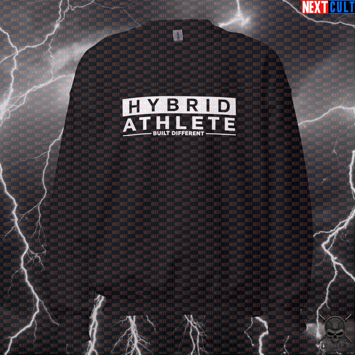 Hybrid Athlete Sweatshirt – Built Different Crewneck for HYROX, CrossFit & Spartan Athletes Sweatshirts Next Cult Brand