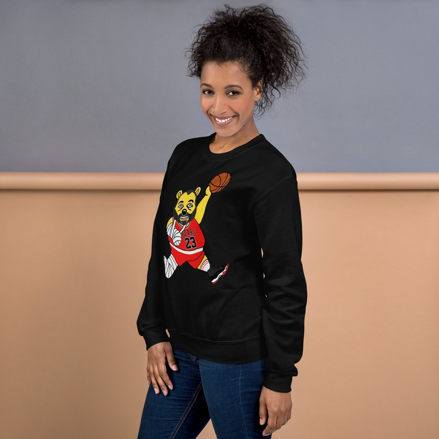 Air Segura, Tom Segura Basketball, Your Mom's House (YMH), 2 Bears 1 Cave, Funny Unisex Sweatshirt Sweatshirts 2 Bears 1 Cave Air Segura Podcasts Stand-up Comedy Tom Segura YMH Next Cult Brand