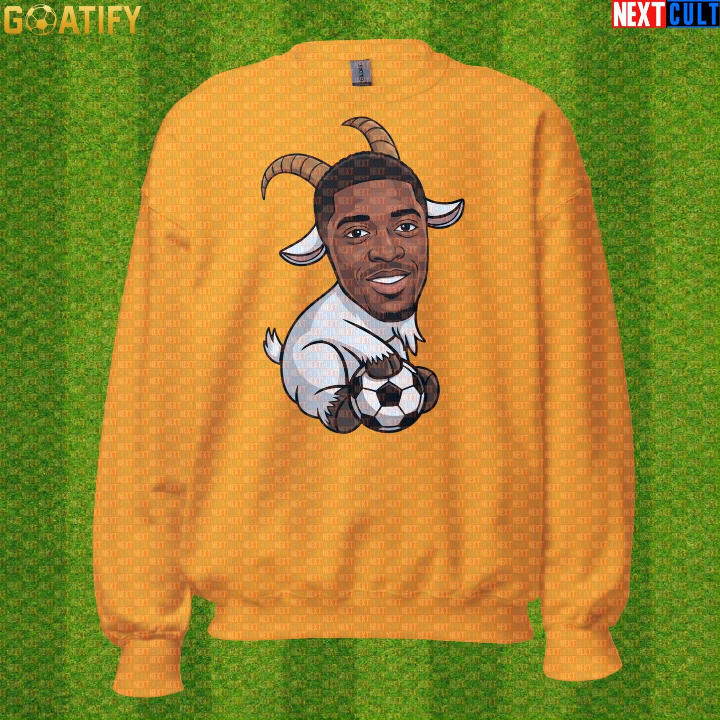 Ousmane Dembele Sweatshirt – Resilience GOAT Crewneck Gift for Paris Saint-Germain Fans Gold Sweatshirts Next Cult Brand