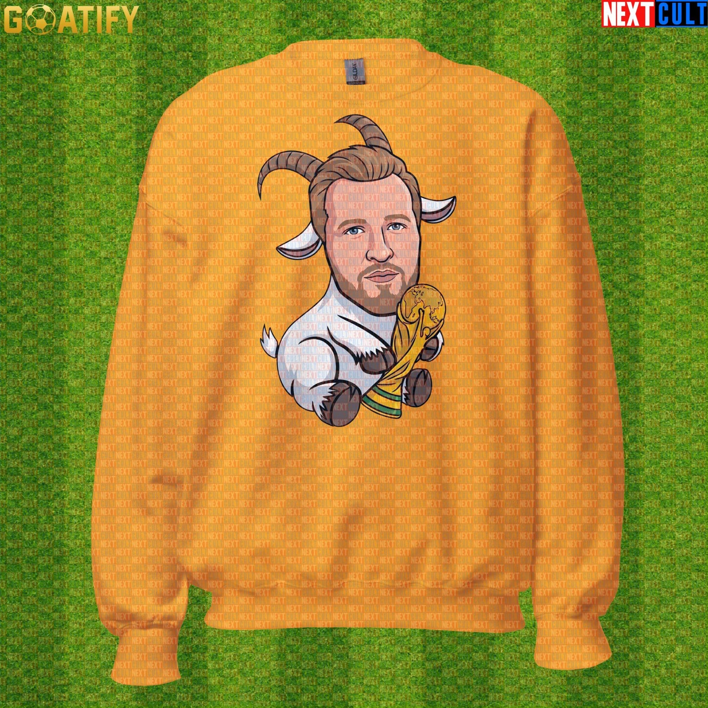 Harry Kane Sweatshirt – Football’s Coming Home Crewneck Gift for England and Bayern Fans Gold Sweatshirts Next Cult Brand