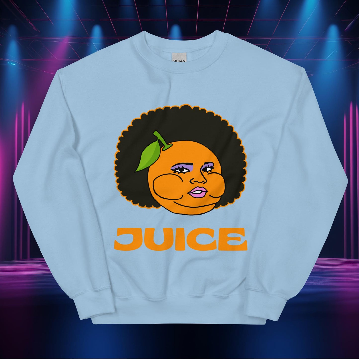 Blame It On My Juice Lizzo Special Tour Lizzo Merch Lizzo Gift Lizzo Song Lyrics Lizzo Unisex Sweatshirt Light Blue Sweatshirts Lizzo Music Next Cult Brand