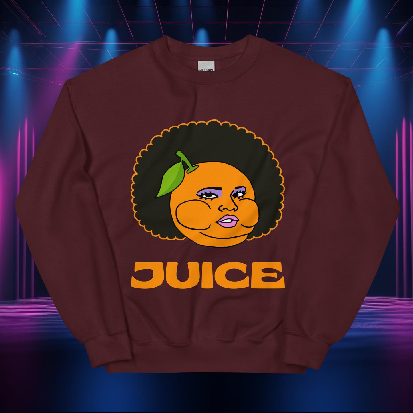 Blame It On My Juice Lizzo Special Tour Lizzo Merch Lizzo Gift Lizzo Song Lyrics Lizzo Unisex Sweatshirt Maroon Sweatshirts Lizzo Music Next Cult Brand
