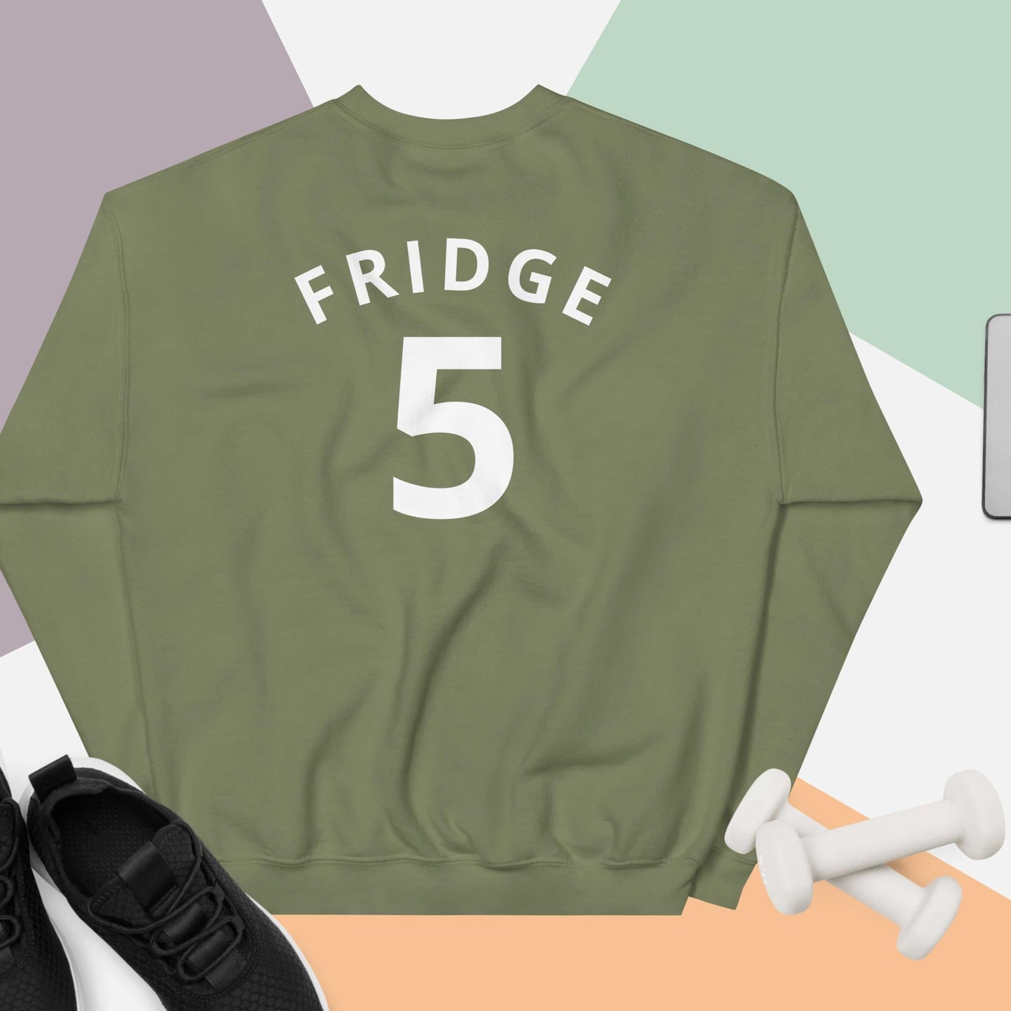 Harry ''The Fridge'' Maguire Unisex Sweatshirt, With Name & Number Sweatshirts Football Harry Maguire Manchester United The Fridge Next Cult Brand
