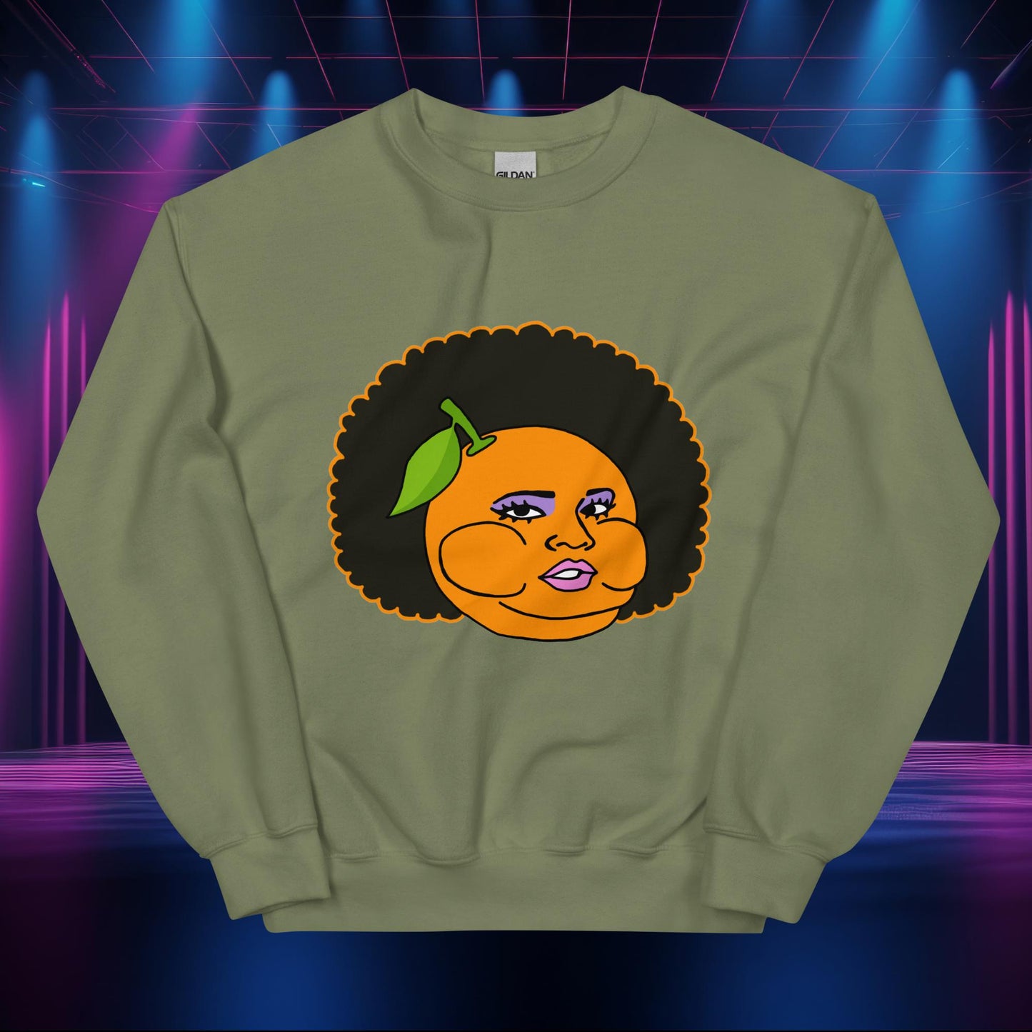 Blame It On My Juice Lizzo Special Tour Lizzo Merch Lizzo Gift Lizzo Song Lyrics Lizzo Unisex Sweatshirt Military Green Sweatshirts Lizzo Music Next Cult Brand