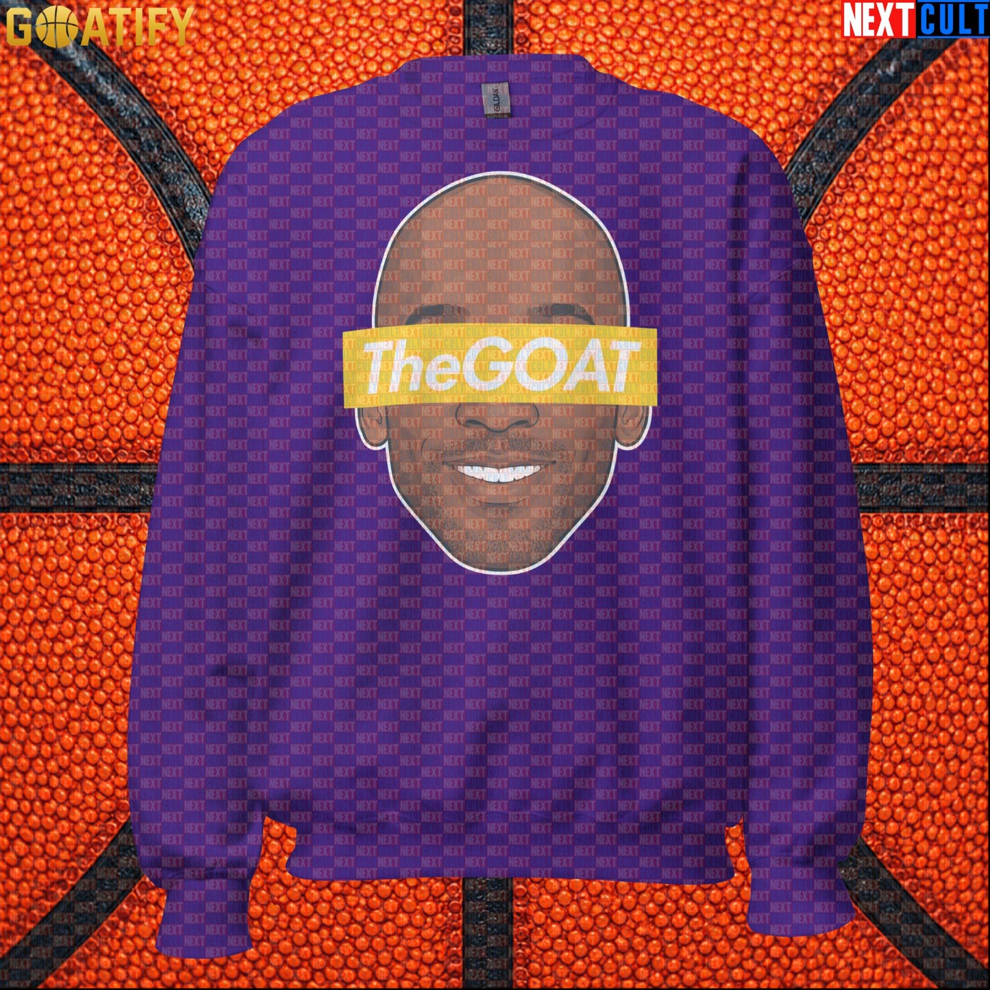 Kobe Bryant Sweatshirt – The GOAT Black Mamba Crewneck for Lakers NBA Fans and Basketball Gifts Purple Sweatshirts Next Cult Brand