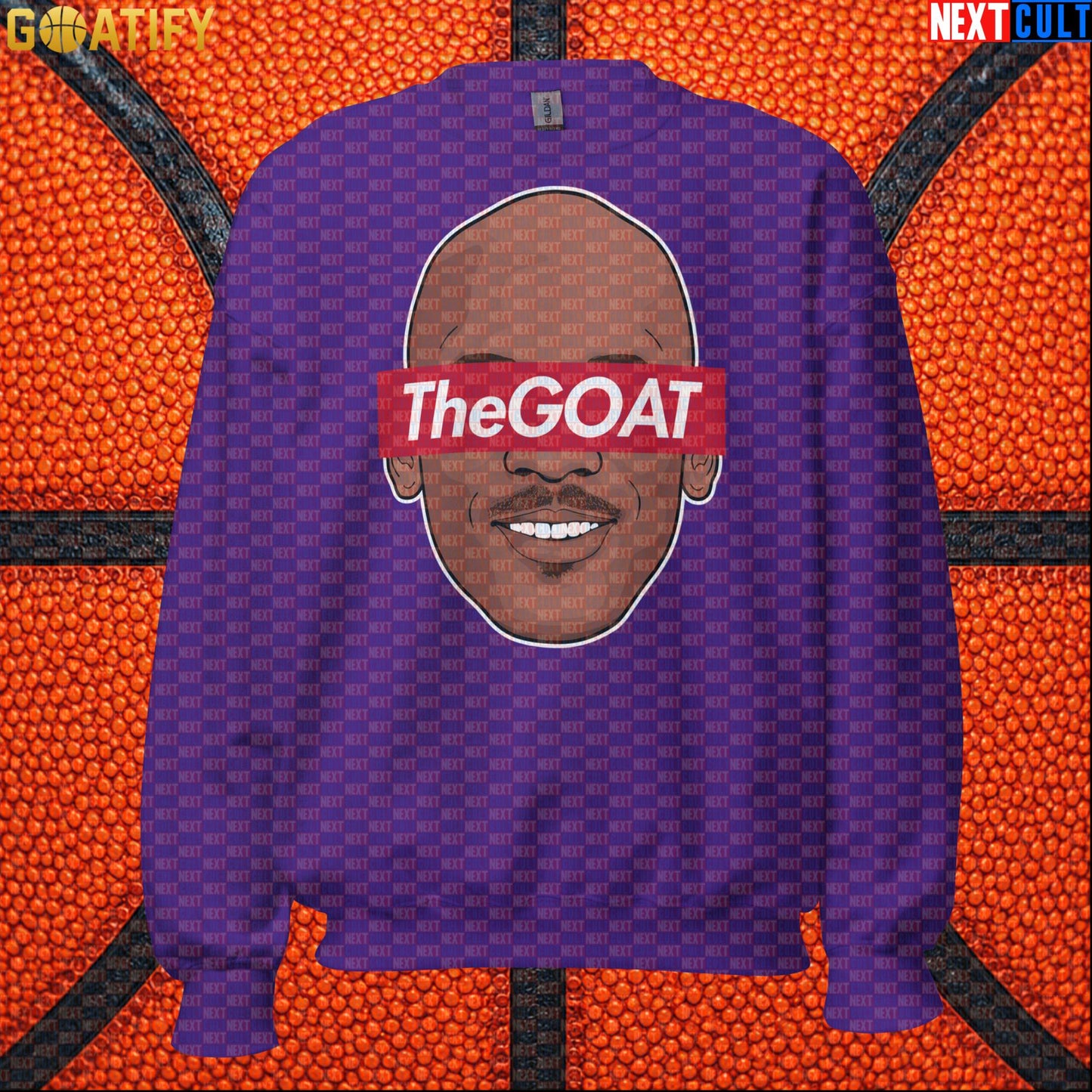 Michael Jordan Sweatshirt – The GOAT Chicago Bulls 6 Rings Crewneck for NBA Fans Purple Sweatshirts Next Cult Brand