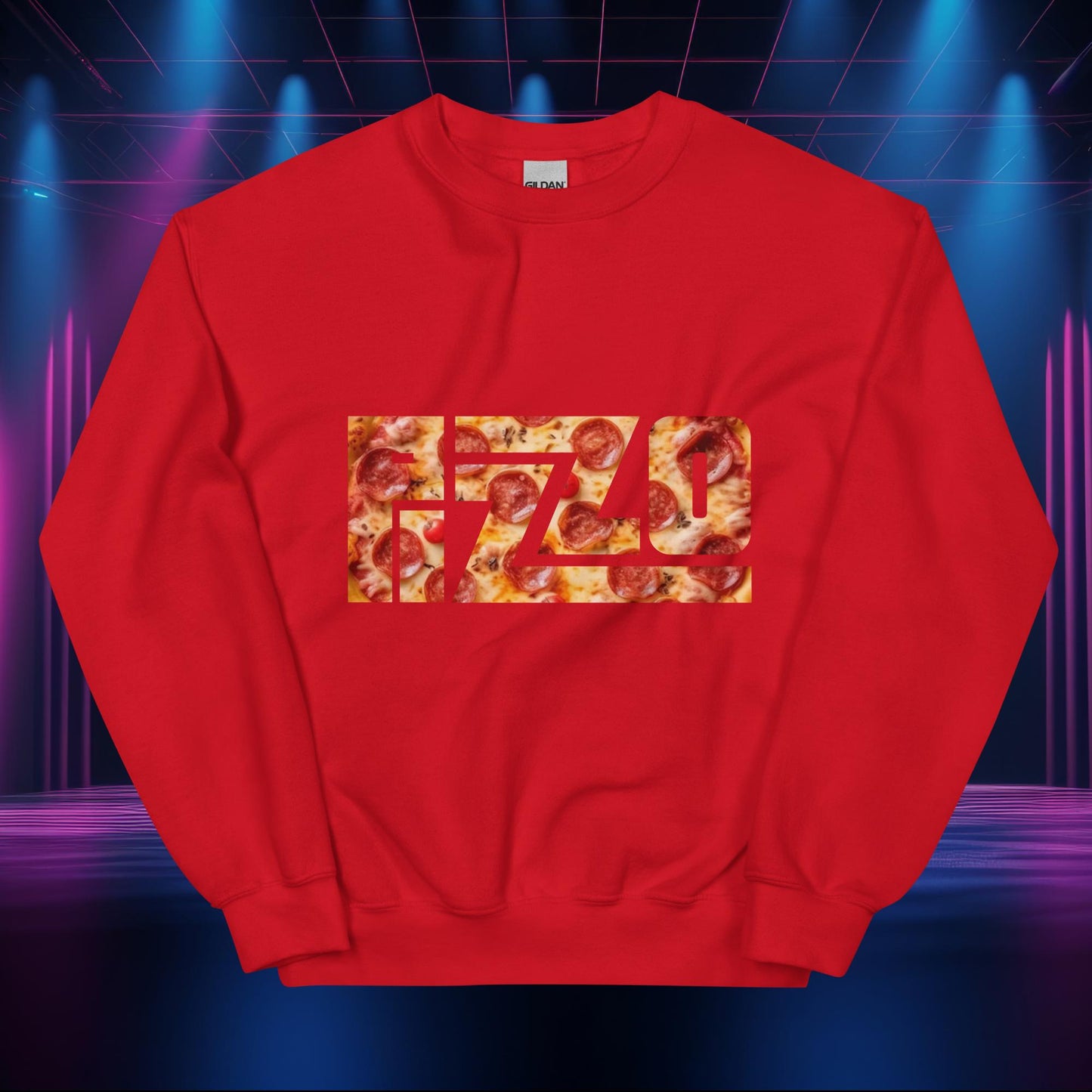 Pizzo Logo Lizzo Pizza Lizzo Merch Lizzo Gift Body Positivity Body empowerment Lizzo Unisex Sweatshirt Red Sweatshirts Lizzo Music Next Cult Brand