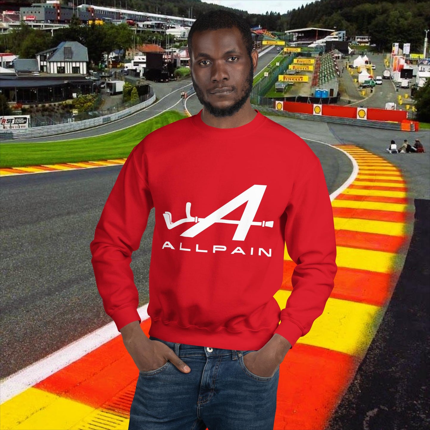 Allpain Alpine F1 Formula 1 Pierre Gasly Esteban Ocon Alpine Unisex Sweatshirt Sweatshirts Alpine F1 Next Cult Brand