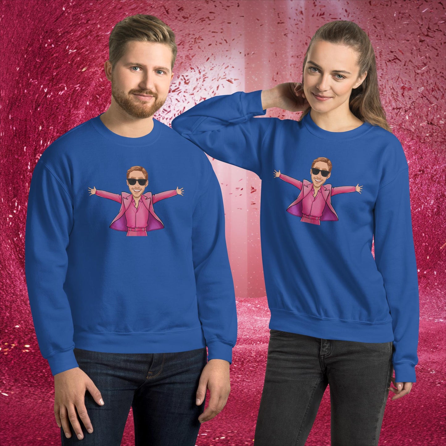 Ken Barbie Ryan Gosling I'm Just Ken Unisex Sweatshirt Royal Sweatshirts Barbie Celebrities Ken Movies Ryan Gosling Next Cult Brand