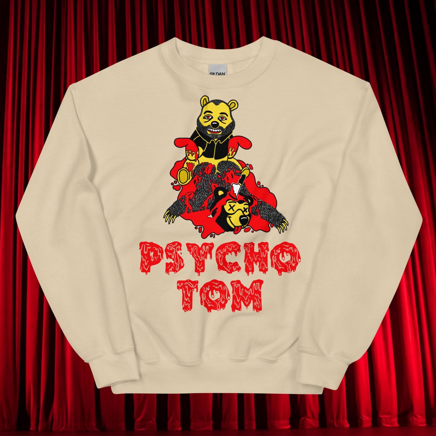 Psycho Tom Segura Sweatshirt, Tom Segura Shirt, YMH Sweatshirt, ymh gift, Your Moms House Gift, 2 Bears 1 Cave Shirt, 2B1C Shirt, 2B1C Gift Sand Sweatshirts 2 Bears 1 Cave Podcasts Stand-up Comedy Tom Segura YMH Next Cult Brand