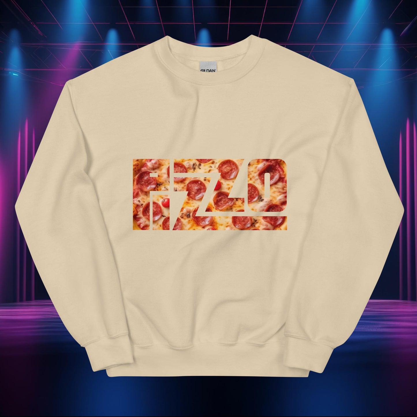 Pizzo Logo Lizzo Pizza Lizzo Merch Lizzo Gift Body Positivity Body empowerment Lizzo Unisex Sweatshirt Sand Sweatshirts Lizzo Music Next Cult Brand