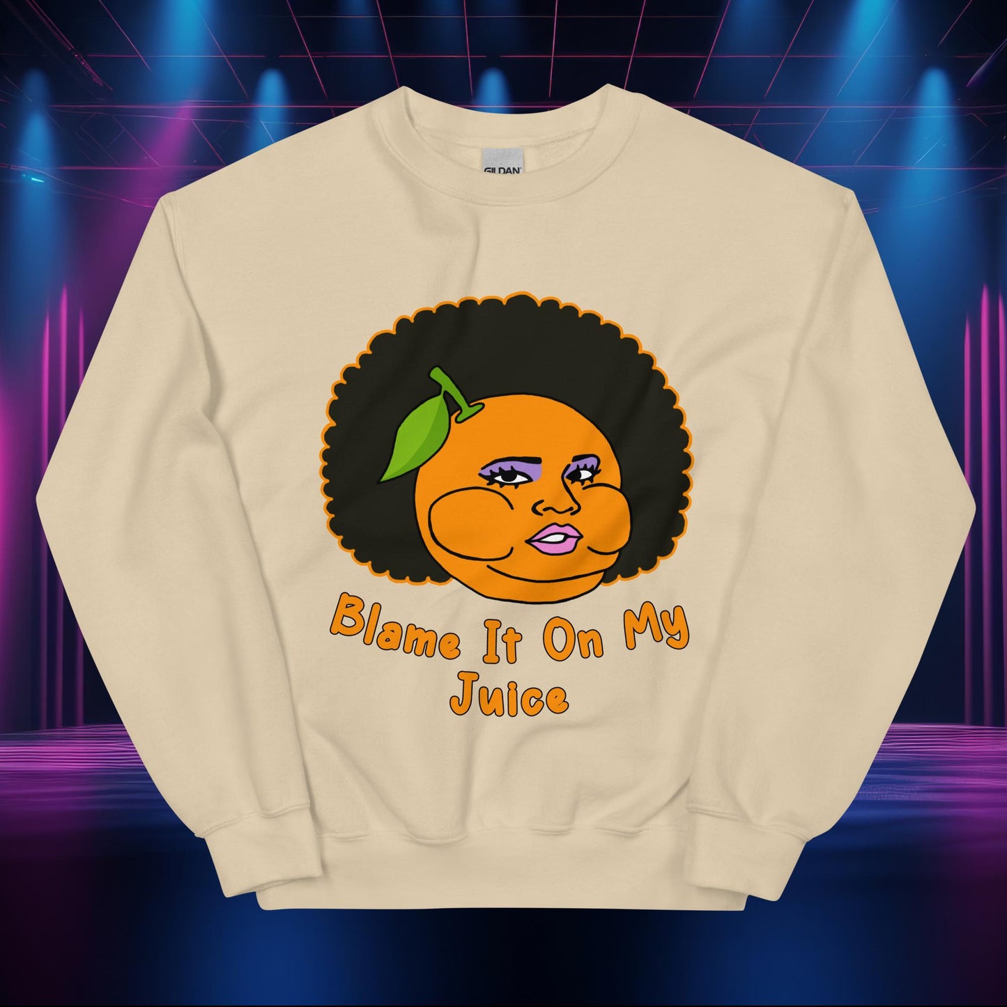 Blame It On My Juice Lizzo Special Tour Lizzo Merch Lizzo Gift Lizzo Song Lyrics Lizzo Unisex Sweatshirt Sand Sweatshirts Lizzo Music Next Cult Brand