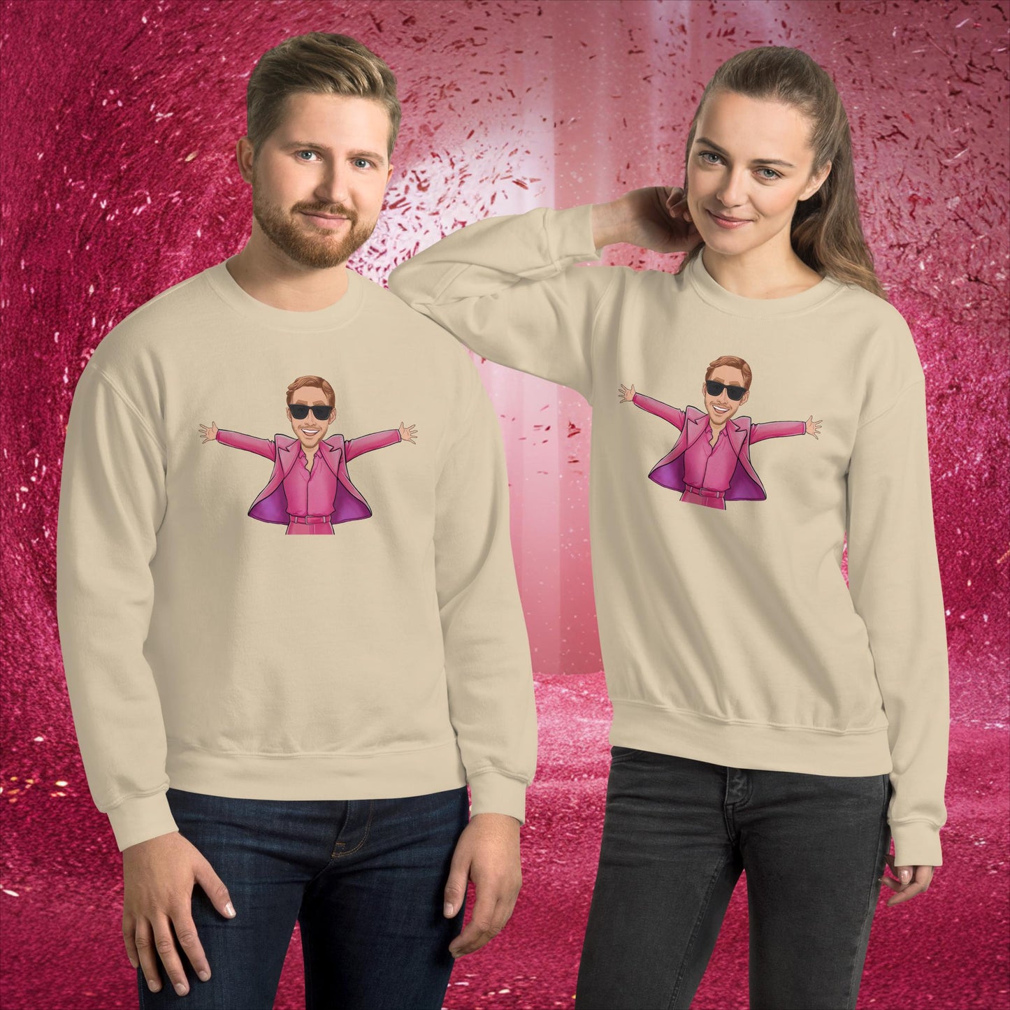 Ken Barbie Ryan Gosling I'm Just Ken Unisex Sweatshirt Sand Sweatshirts Barbie Celebrities Ken Movies Ryan Gosling Next Cult Brand
