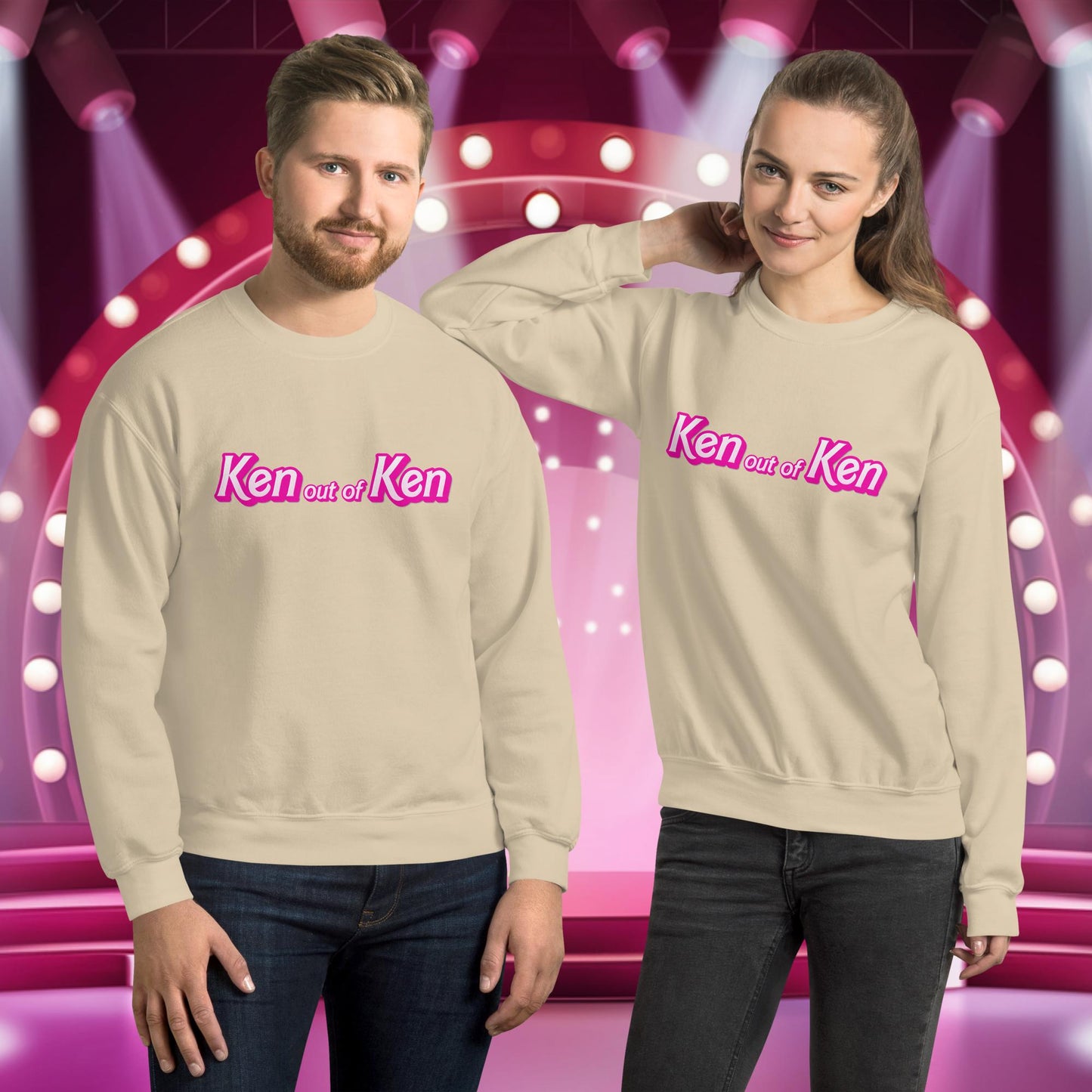 Ken out of Ken Barbie Movie Unisex Sweatshirt Sand Sweatshirts Barbie Ken Movies Next Cult Brand