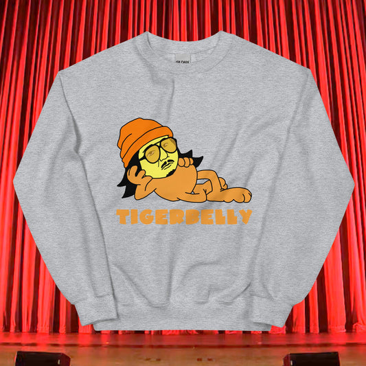 Bobby Lee Tigerbelly, Bobby Lee Merch, Tigerbelly Merch, Bobby Lee Gift, Funny Tigerbelly Gift, Tigerbelly Podcast, TigerBelly Unisex Sweatshirt Sport Grey Sweatshirts Bobby Lee Podcasts Stand-up Comedy TigerBelly Next Cult Brand