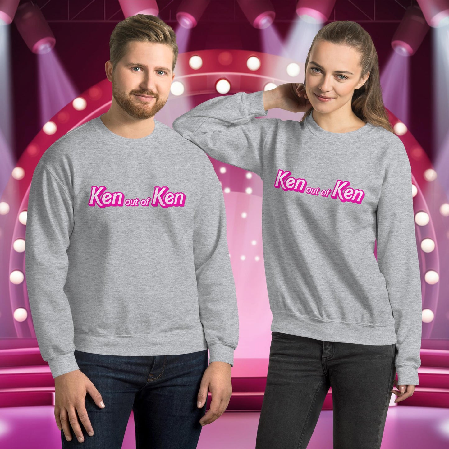 Ken out of Ken Barbie Movie Unisex Sweatshirt Sport Grey Sweatshirts Barbie Ken Movies Next Cult Brand