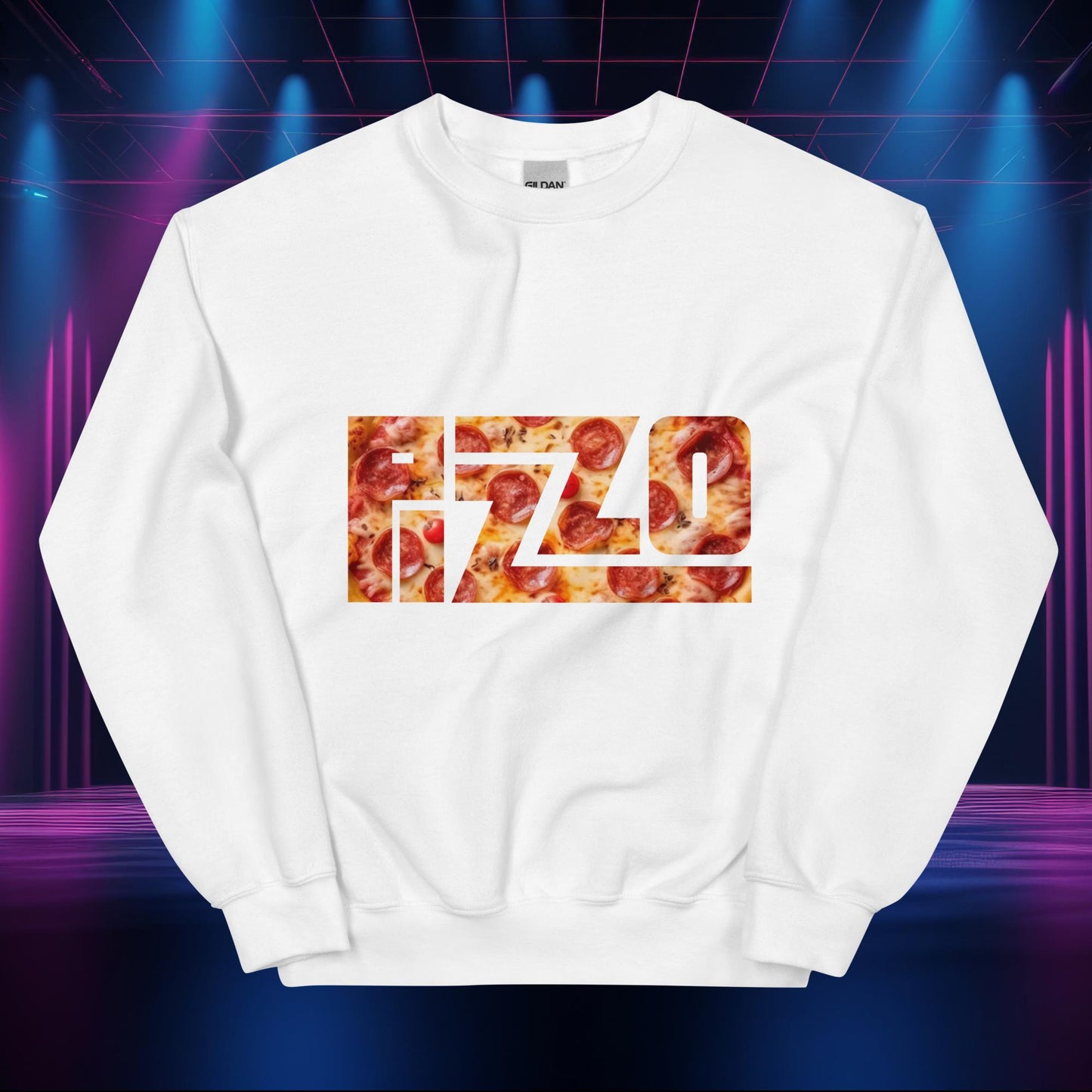 Pizzo Logo Lizzo Pizza Lizzo Merch Lizzo Gift Body Positivity Body empowerment Lizzo Unisex Sweatshirt White Sweatshirts Lizzo Music Next Cult Brand