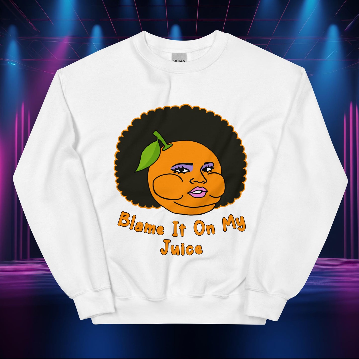 Blame It On My Juice Lizzo Special Tour Lizzo Merch Lizzo Gift Lizzo Song Lyrics Lizzo Unisex Sweatshirt White Sweatshirts Lizzo Music Next Cult Brand