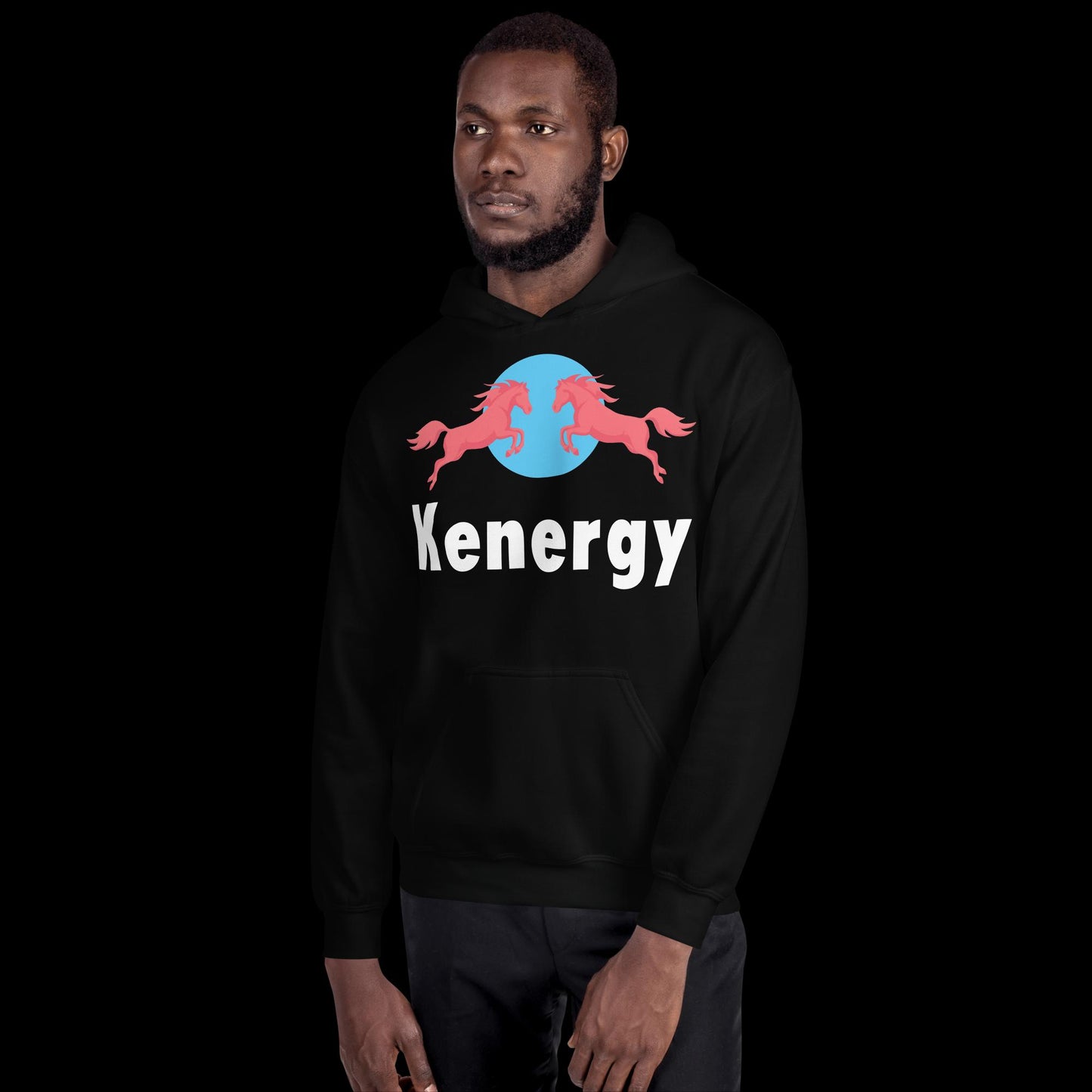Kenergy Red Bull Ken Barbie Ryan Gosling Kenergy Unisex Hoodie Black Hoodies Barbie Ken Kenergy Movies Next Cult Brand