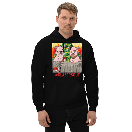 Glazers Out Manchester United Unisex Hoodie, Red Letters, #GlazersOut Next Cult Brand Football, GlazersOut, Manchester United