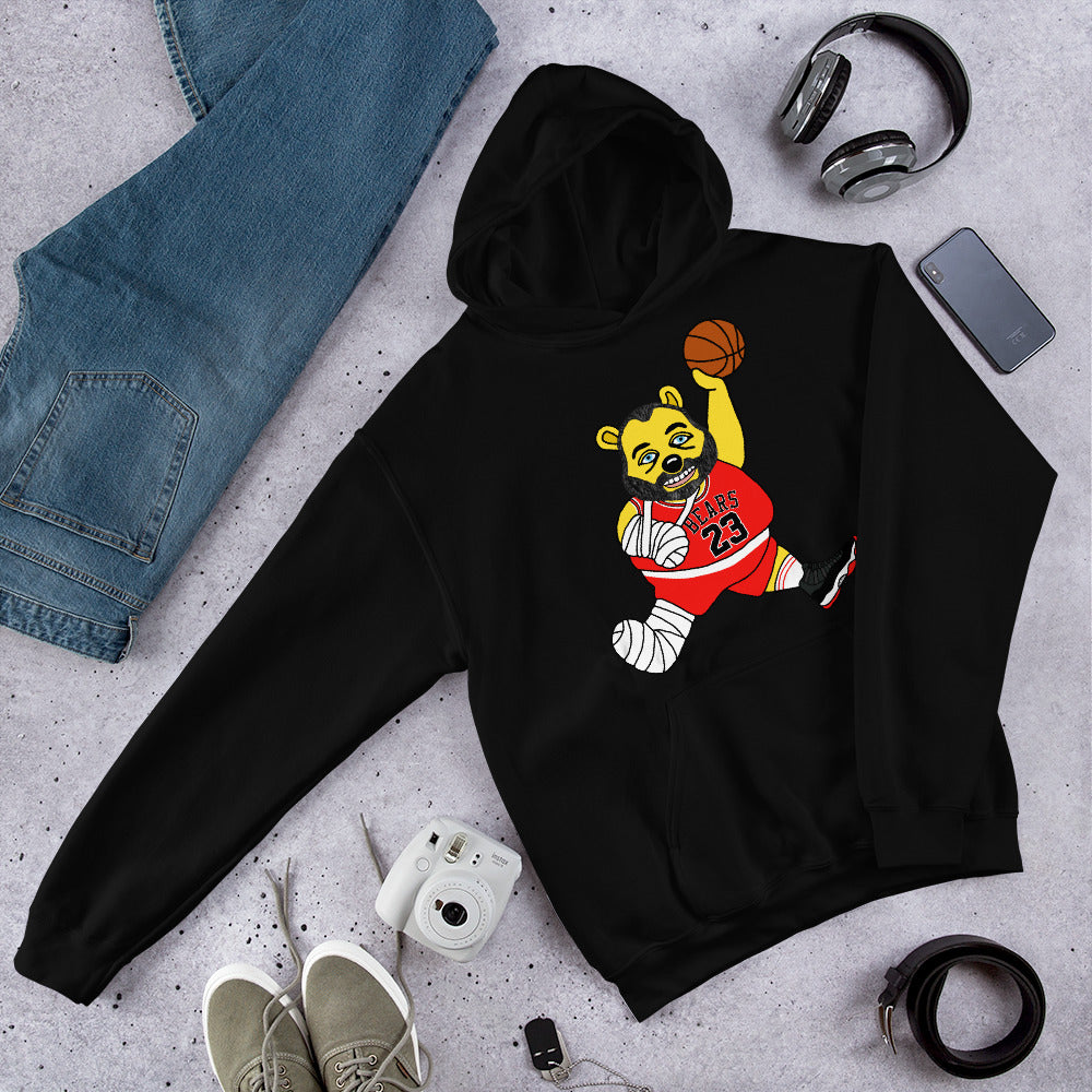 Air Segura, Tom Segura Basketball, Your Mom's House (YMH), 2 Bears 1 Cave, Funny Unisex Hoodie Black Hoodies 2 Bears 1 Cave Air Segura Podcasts Stand-up Comedy Tom Segura YMH Next Cult Brand