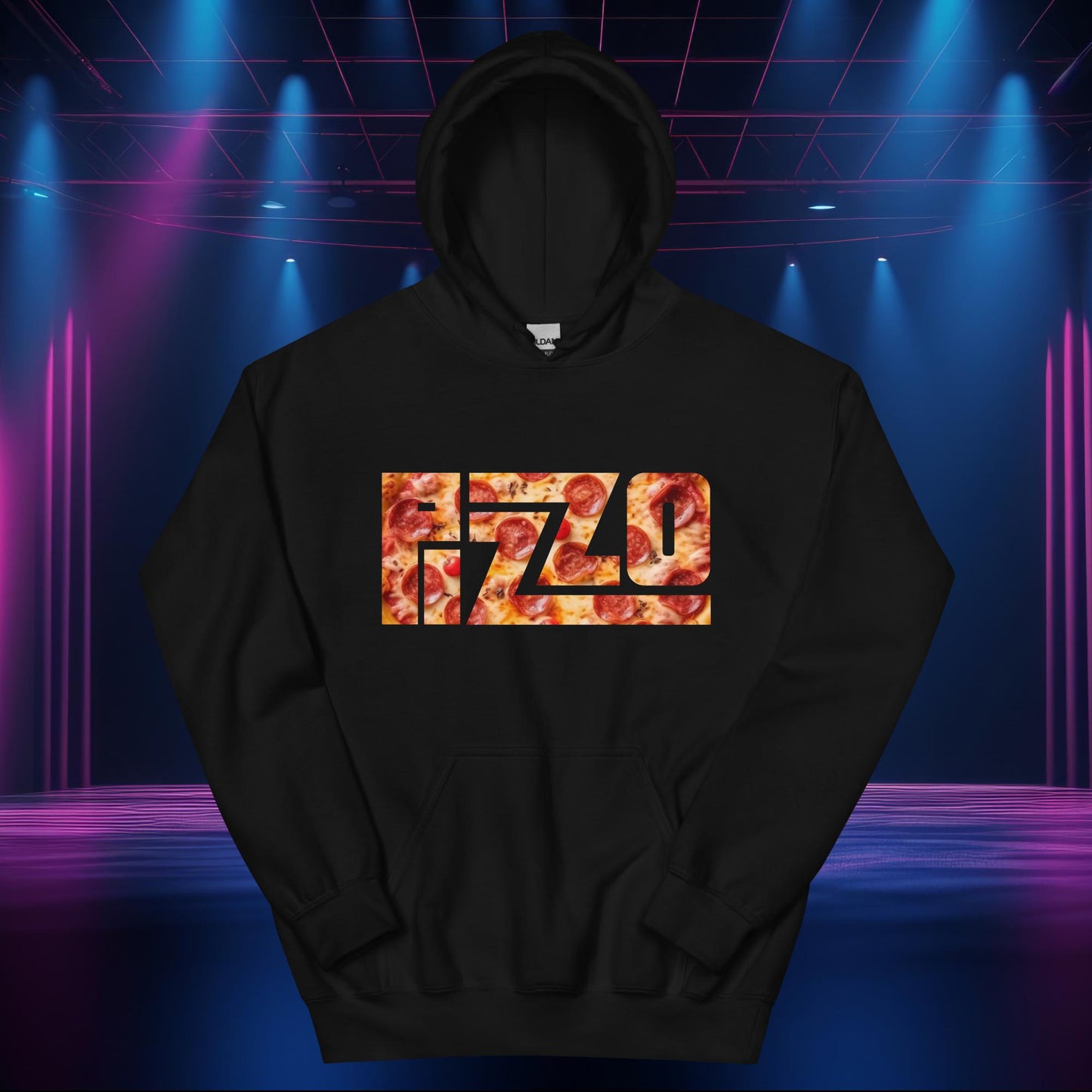 Pizzo Logo Lizzo Pizza Lizzo Merch Lizzo Gift Body Positivity Body empowerment Lizzo Unisex Hoodie Black Hoodies Lizzo Music Next Cult Brand
