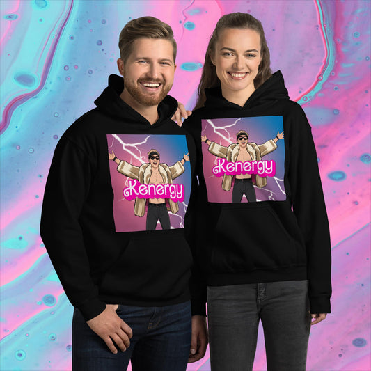 Kenergy Barbie Ryan Gosling Ken Unisex Hoodie Black Hoodies Barbie Celebrities Ken Kenergy Movies Ryan Gosling Next Cult Brand
