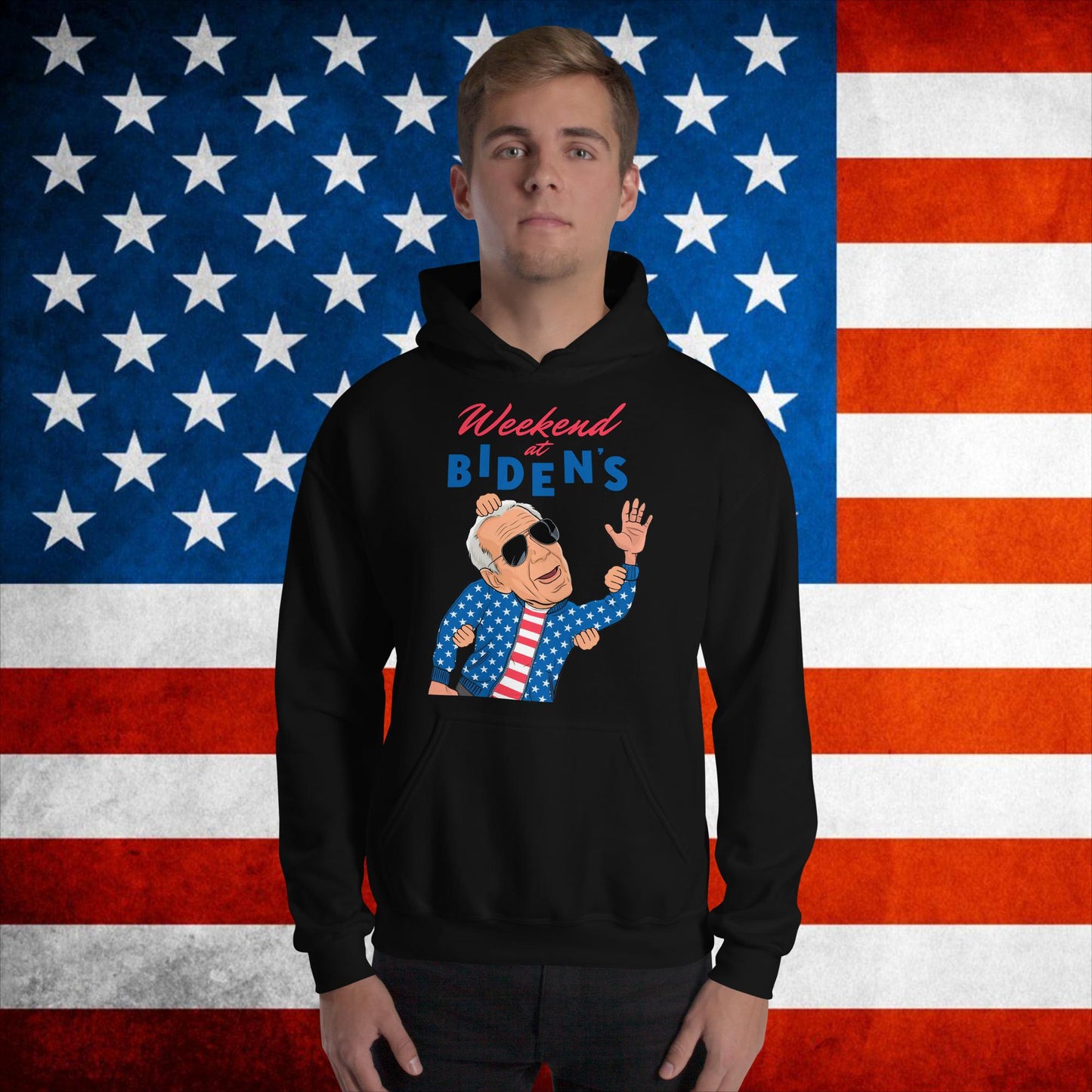 Weekend at Biden's Hoodie Joe Biden Meme Pullover Democrat Hoodie Republican Hoodie Trump Hoodie Politics Hoodie Elections Hoodie Trump GiftUnisex Hoodie Black Hoodies Democrats Joe Biden Politics Next Cult Brand