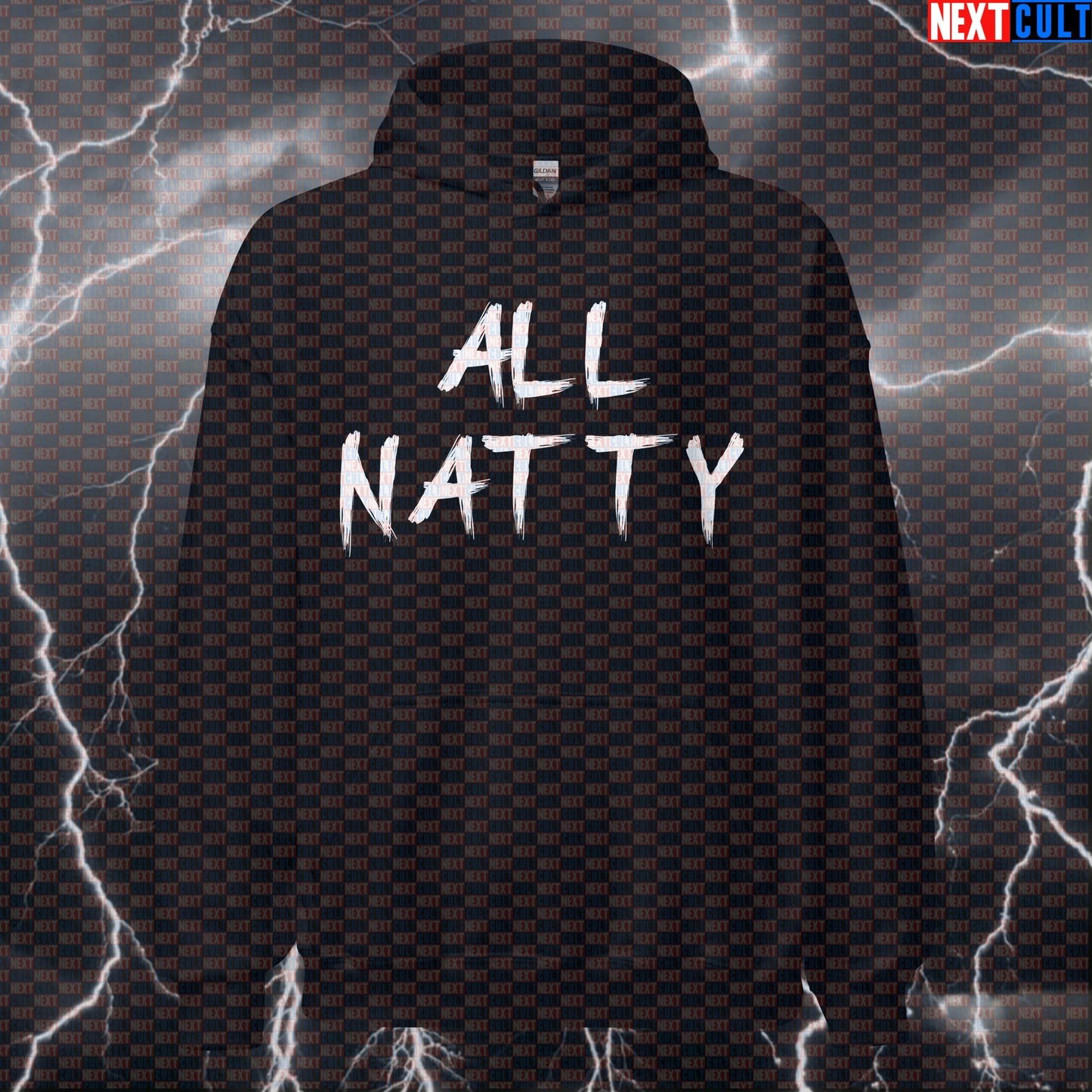 Funny All Natty Gym Hoodie | Workout Hoodie For Natural Bodybuilding Fans | Fitness Meme Pullover Hoodies Bodybuilding Fitness Gym Natty Pump Cover Workout Next Cult Brand