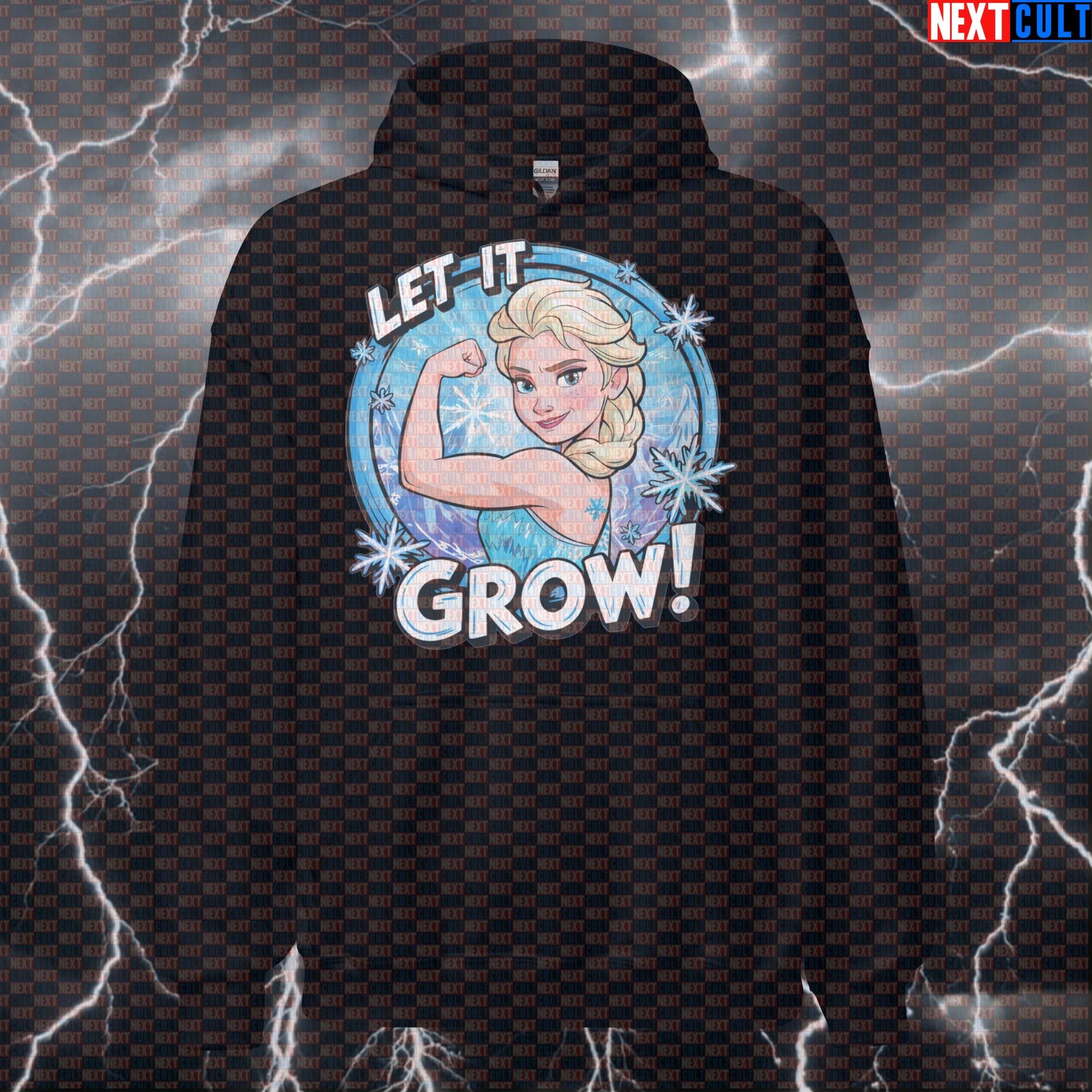 Let It Grow Gym Hoodie | Funny Workout Motivation Hooded Sweatshirt | Fitness Meme Pullover Jumper Hoodies Bodybuilding Films Fitness Frozen Gym Pump Cover Workout Next Cult Brand