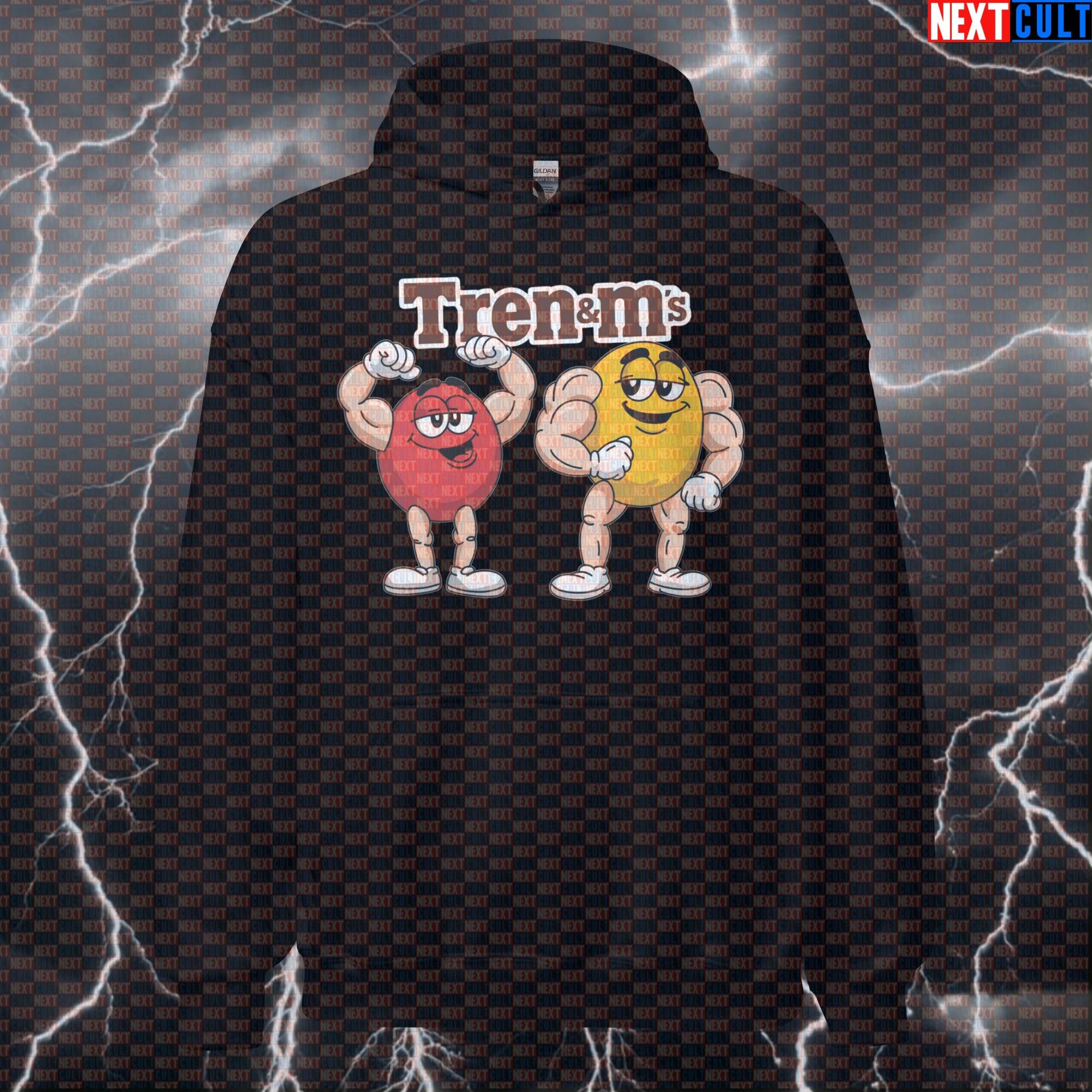 Tren Ms Gym Hoodie | Funny Bodybuilding Meme Hooded Sweatshirt For Enhanced Lifters | Workout Pullover Bodybuilding Fast Food Fitness Gym Pump Cover Steroids Workout Next Cult Brand