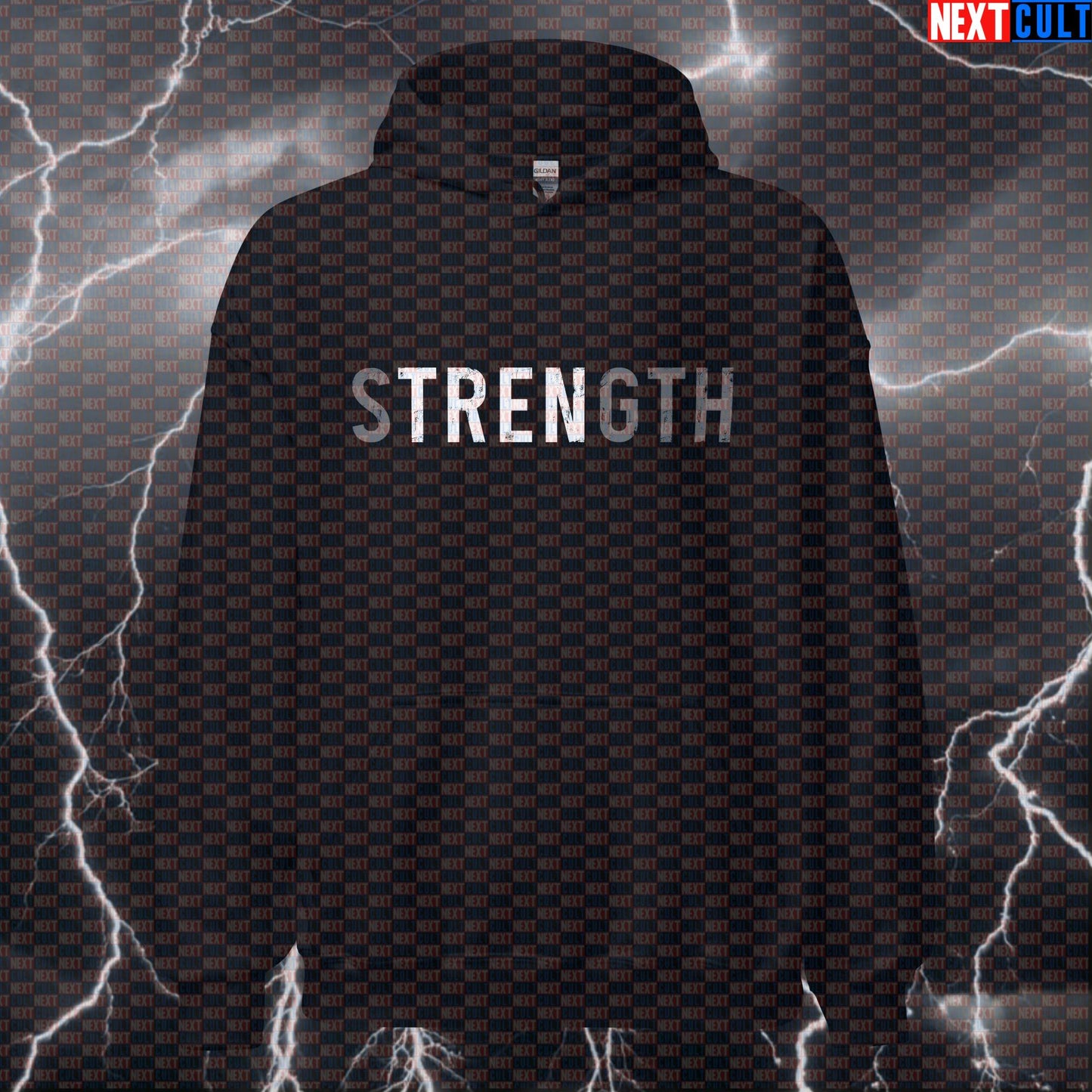 Not Natty Gym Hoodie | Funny Strength & Tren Meme Hooded Sweatshirt Pump Cover Hoodies Bodybuilding Fitness Gym Pump Cover Steroids Workout Next Cult Brand