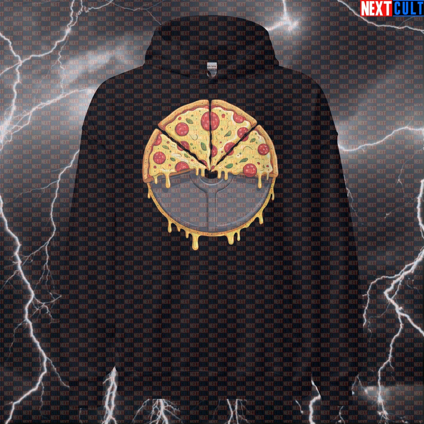 Pizza Cheat Day Gym Hoodie | Funny Bulking Season Hooded Sweatshirt For Lifters & Bodybuilding Meme Fans Hoodies Bodybuilding Fast Food Fitness Gym Pizza Powerlifting Pump Cover Workout Next Cult Brand