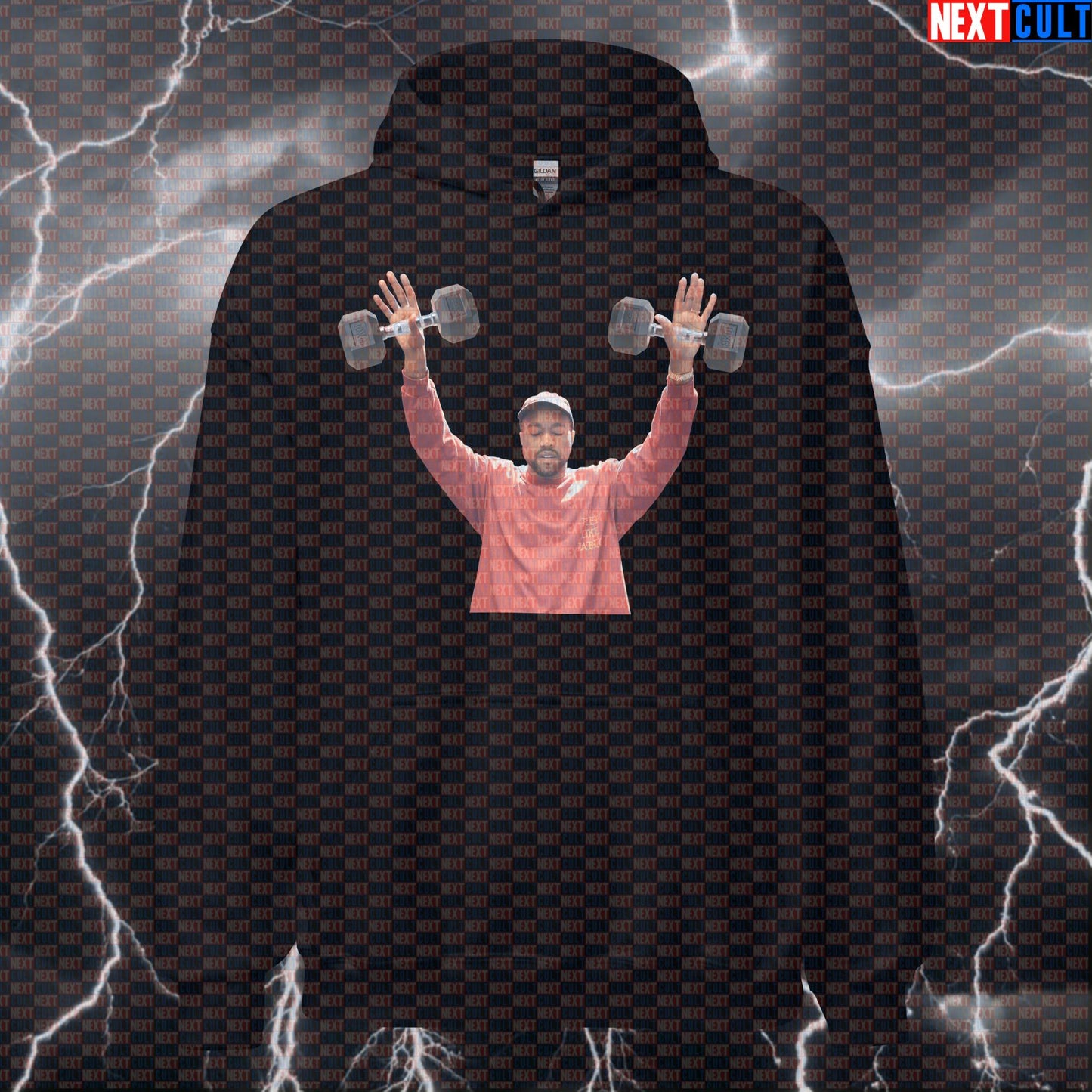 Kanye Lifters Funny Gym Hoodie | Hip Hop Workout Pullover & Pump Cover Hoodies Bodybuilding Fitness Gym Hip Hop Kanye West Pump Cover Workout Next Cult Brand