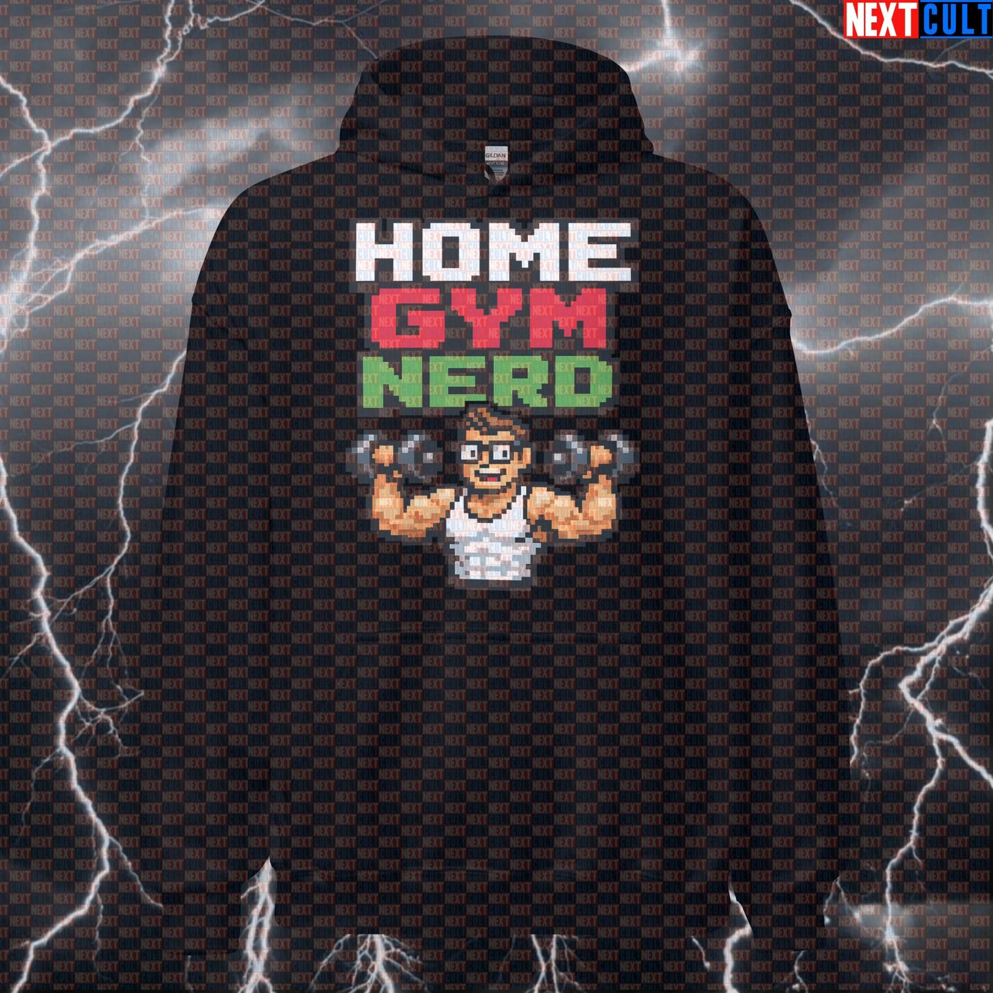 Home Gym Nerd Funny Gym Hoodie Garage Gym Basement Gym Meme Workout Hoodie Bodybuilding Powerlifting Fitness Hoodies Fitness Gym Home Gym Pump Cover Workout Next Cult Brand