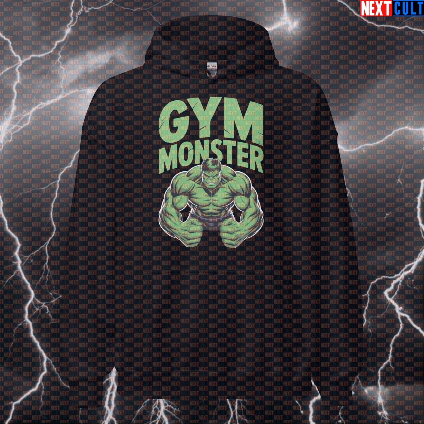 Funny Gym Monster Hulk Inspired Gym Hoodie Hooded Sweatshirt Pullover Pump Cover for Lifters Workout Fans Hoodies Avengers Bodybuilding Films Fitness Gym Hulk Pump Cover Superheroes Workout Next Cult Brand