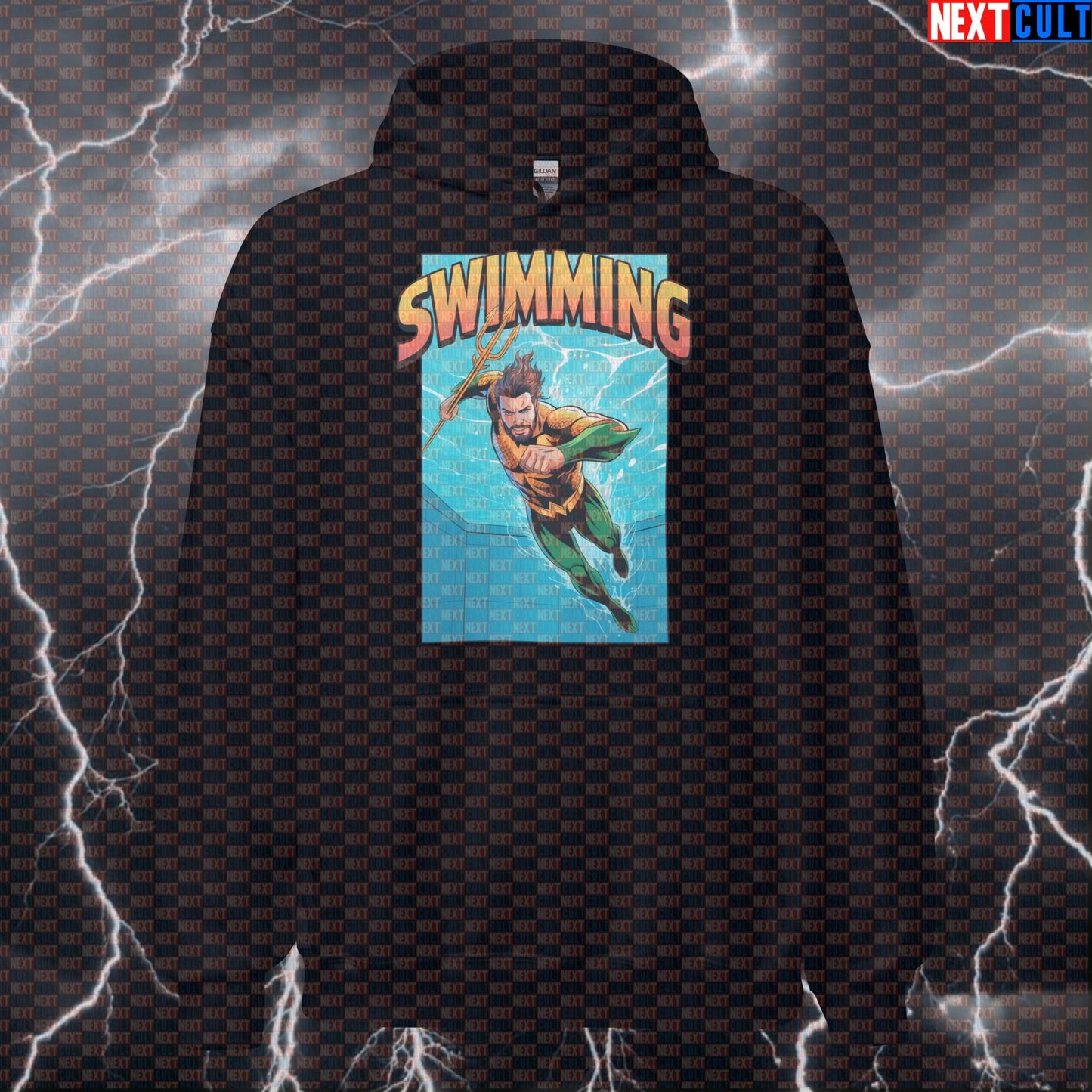 Funny Aquaman Gym Hoodie Pump Cover Hooded Sweatshirt Pullover Gym Hoodie Workout Hoodie Top Hoodies Next Cult Brand