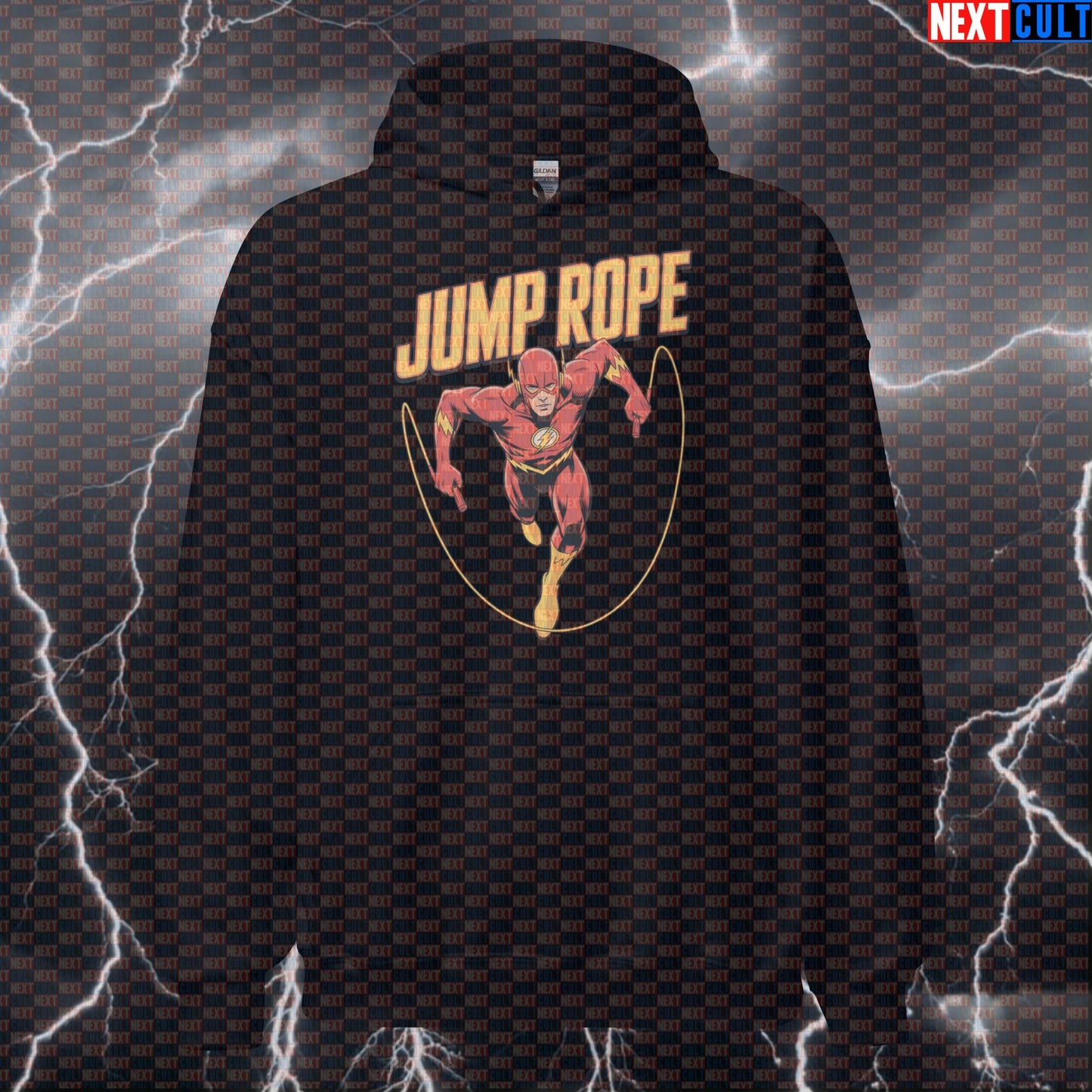 Funny Gym Hero Jump Rope Cardio Speed Hoodie Flash Inspired Gym Hoodie Pullover Pump Cover Hooded Sweatshirt Hoodies Next Cult Brand