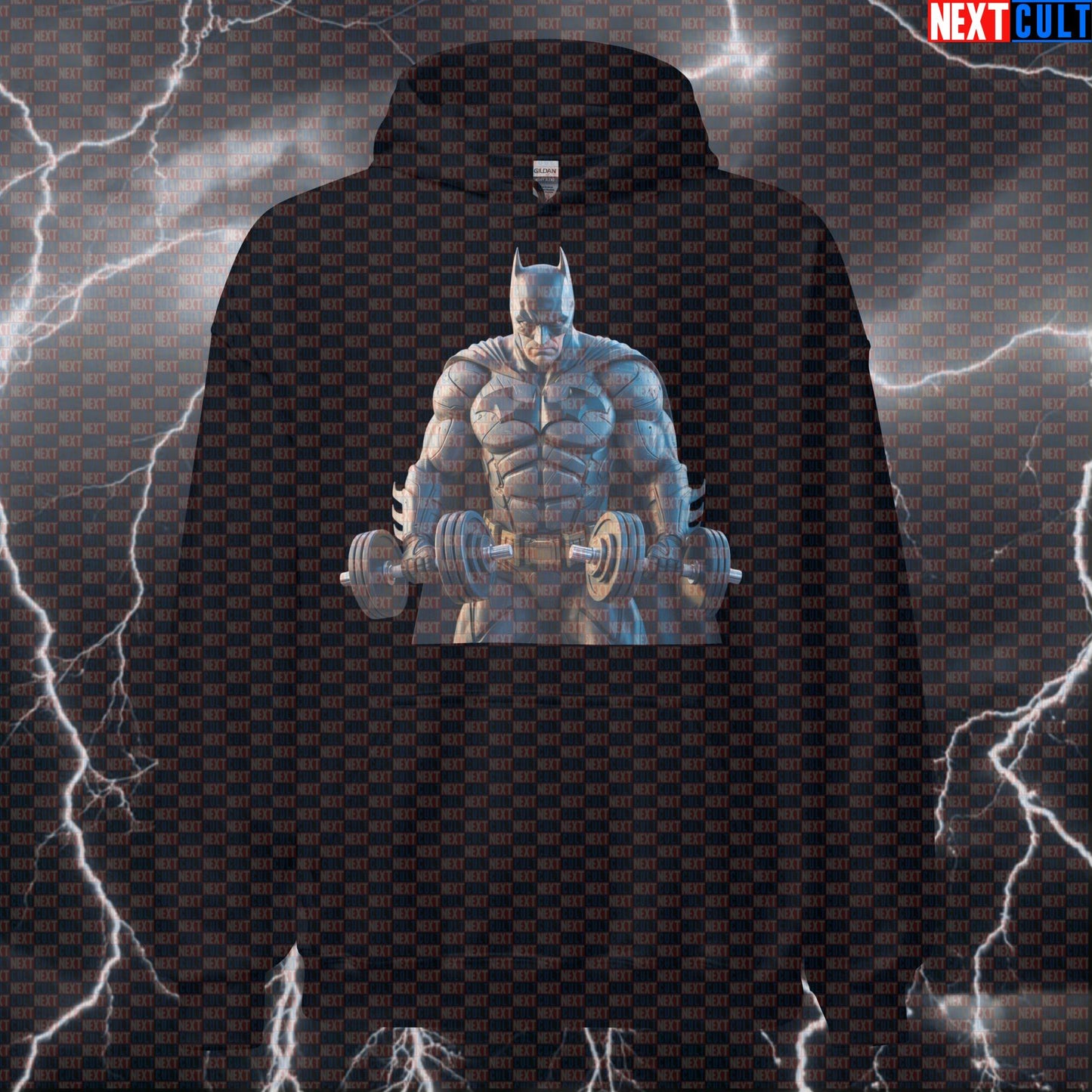Batman Gym Hero Funny Gym Hoodie Pump Cover Hooded Sweatshirt Workout Hoodie Pullover for Lifters Fitness Fans Hoodies Next Cult Brand